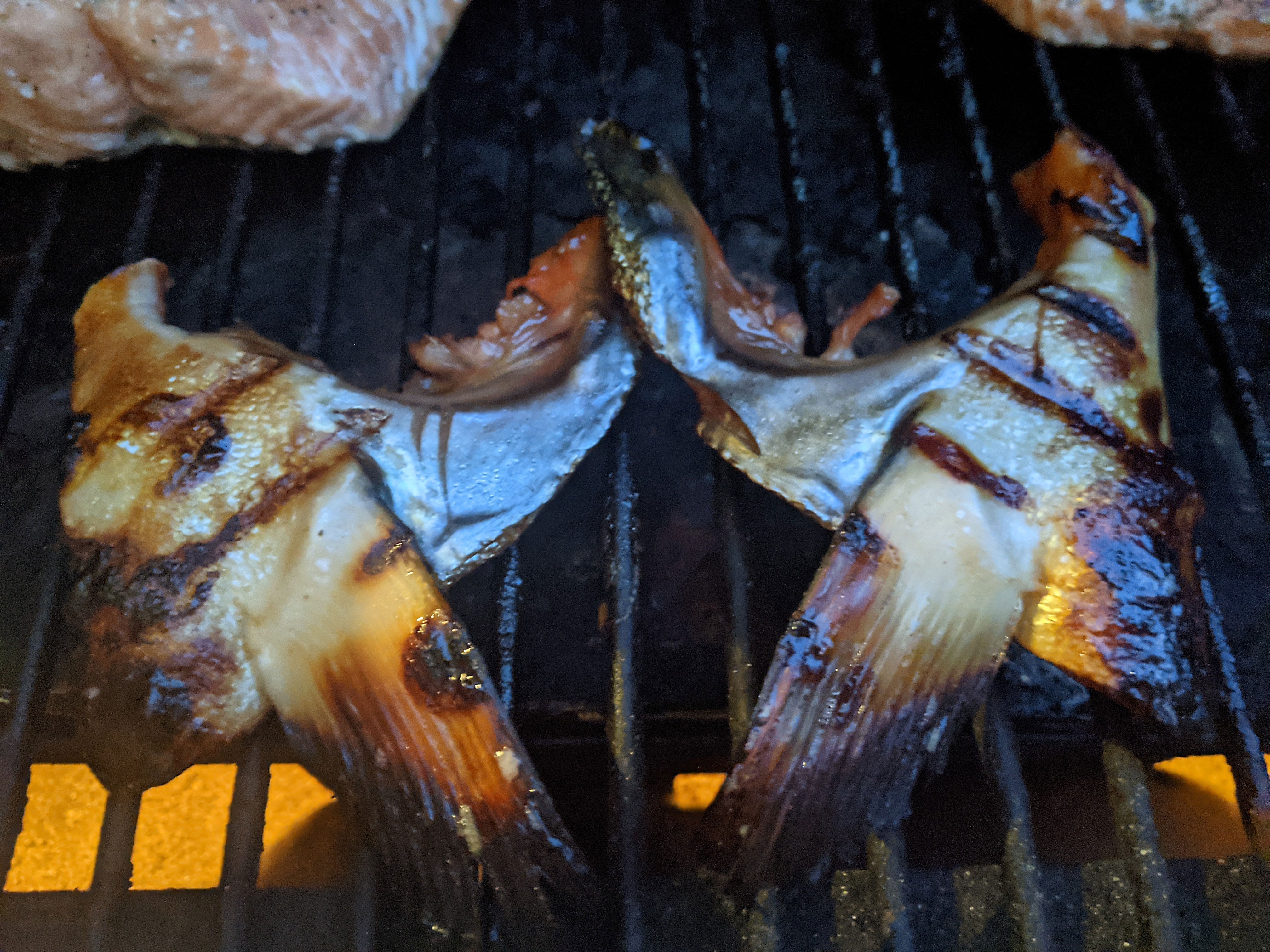 Charred Salmon Collars