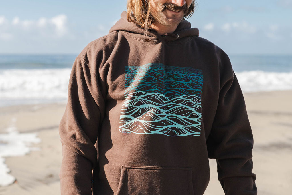 Calming Seas Sweatshirt in Brown