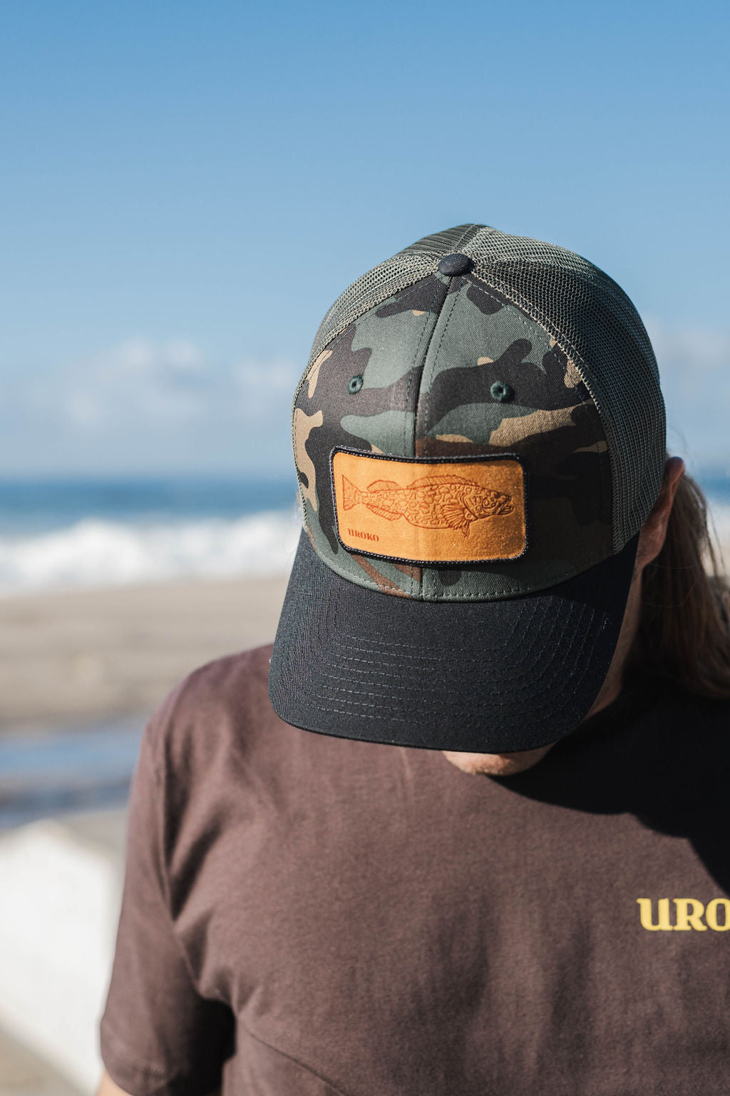 Ling Cod Trucker Hat in Camo