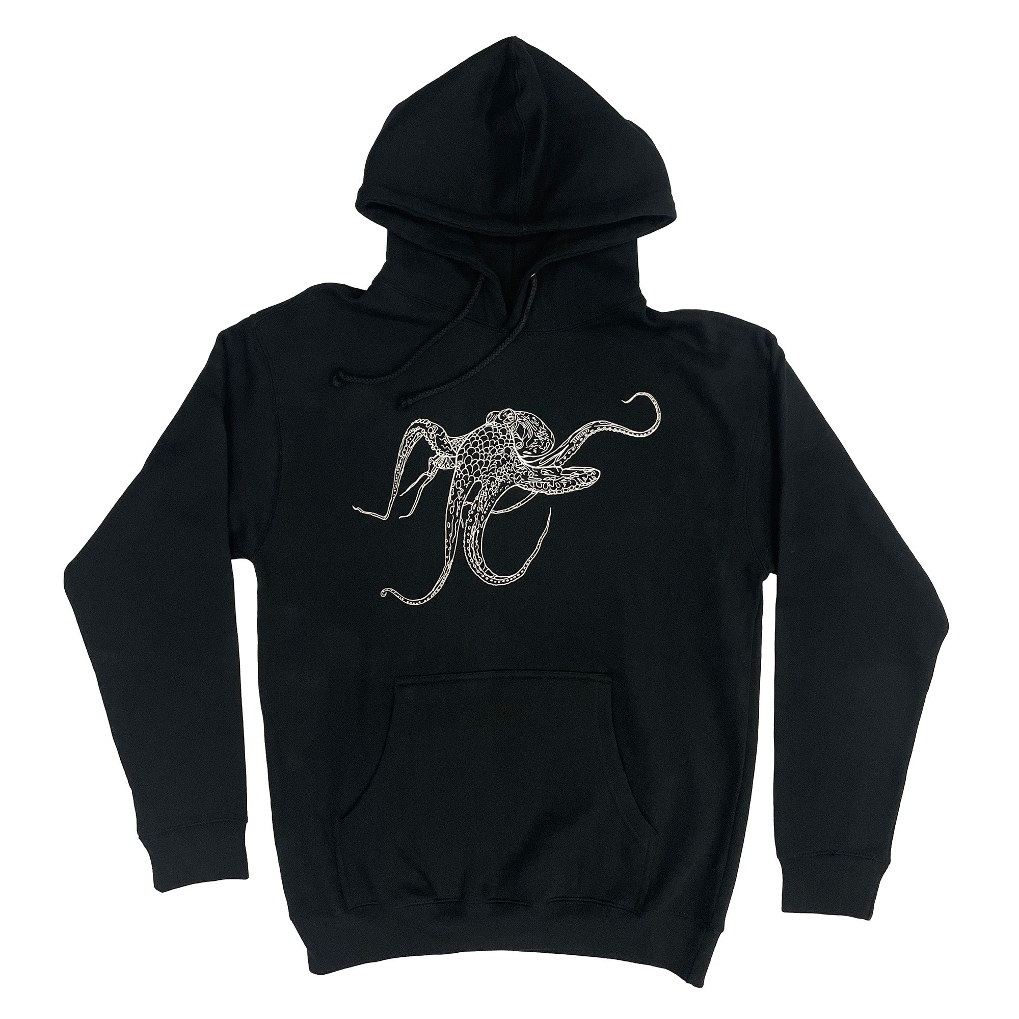 Black octopus hoodie