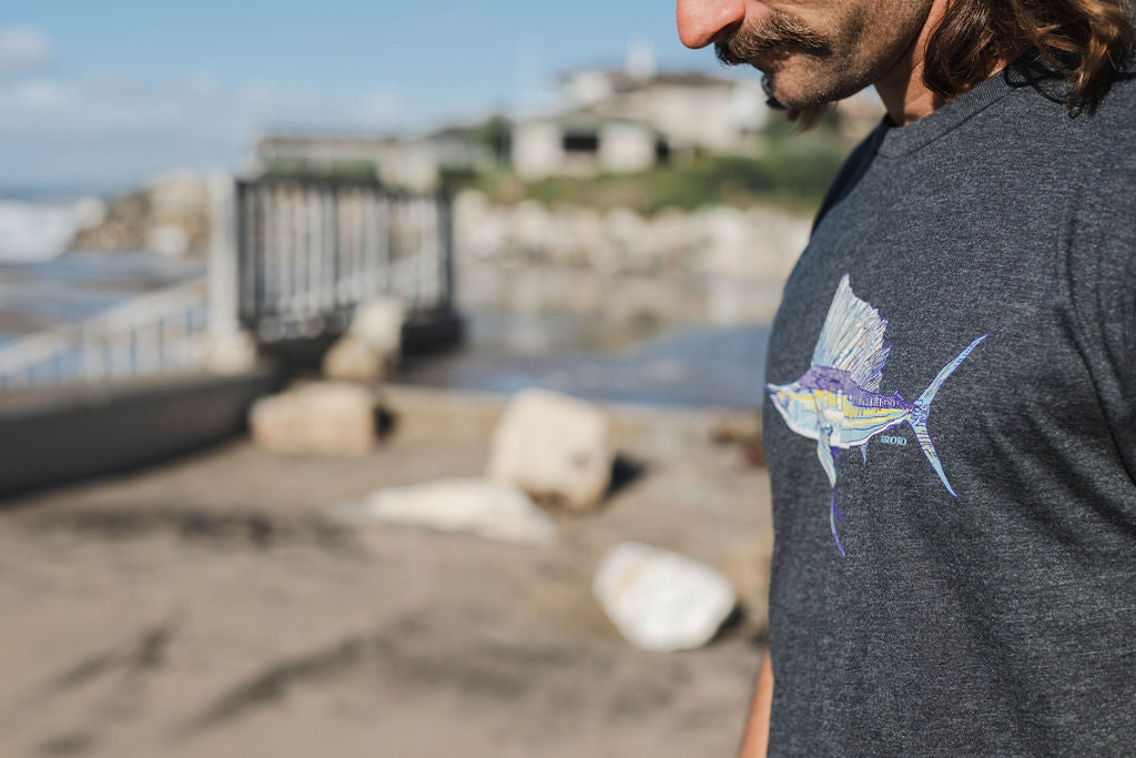 Sailfish T-Shirt in Charcoal