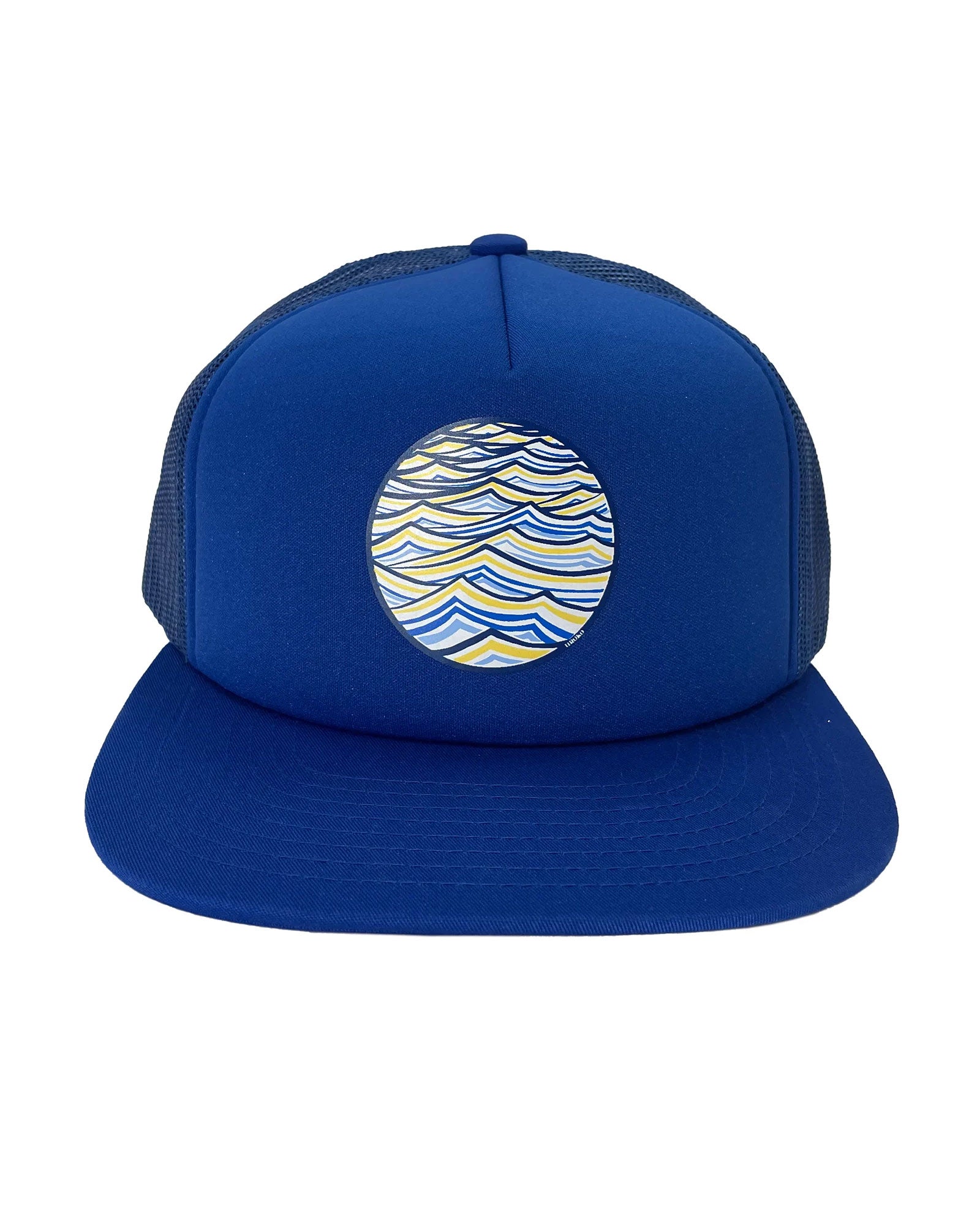Short Period Snapback Foam Trucker in Royal