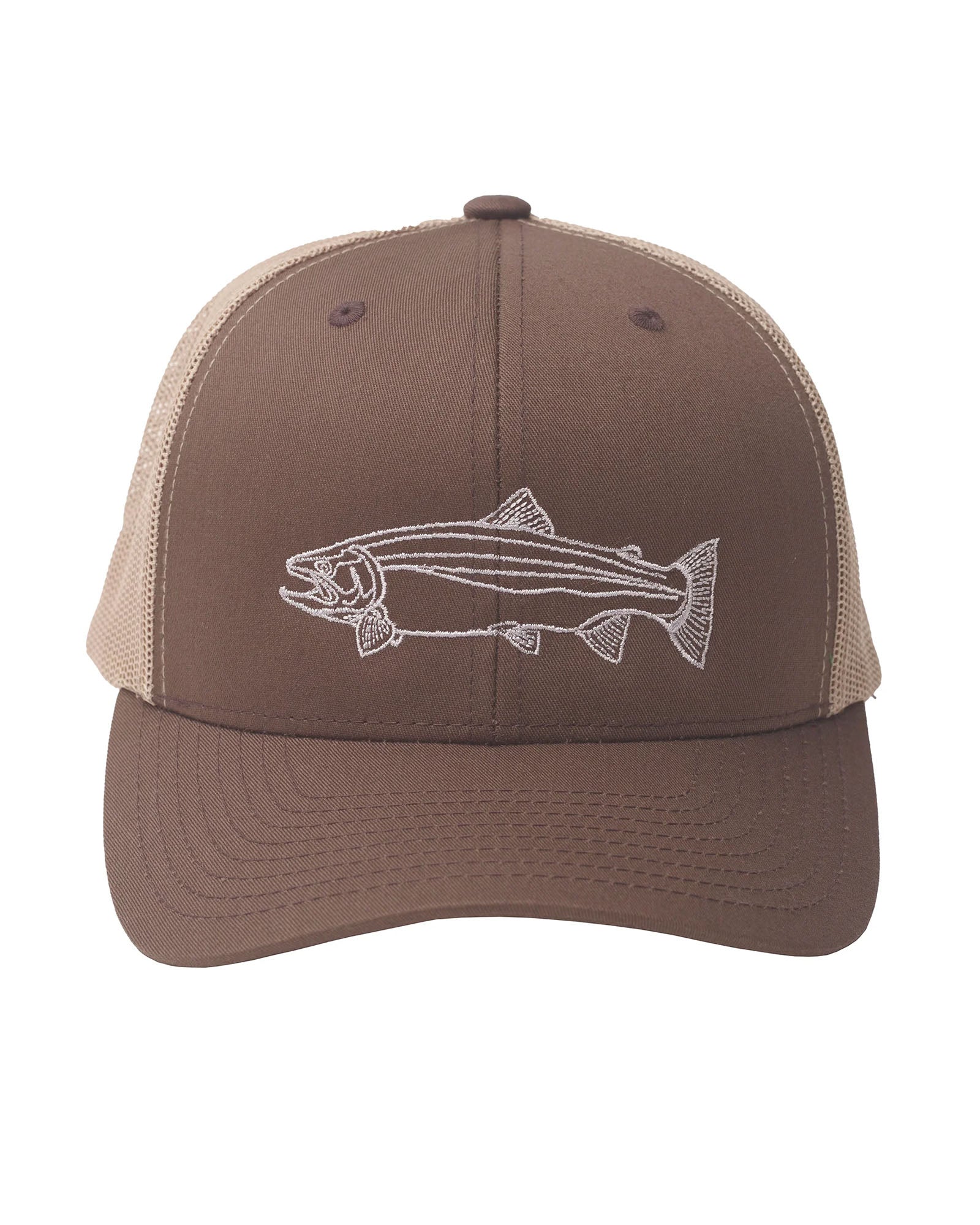 Steelhead trucker hat in brown