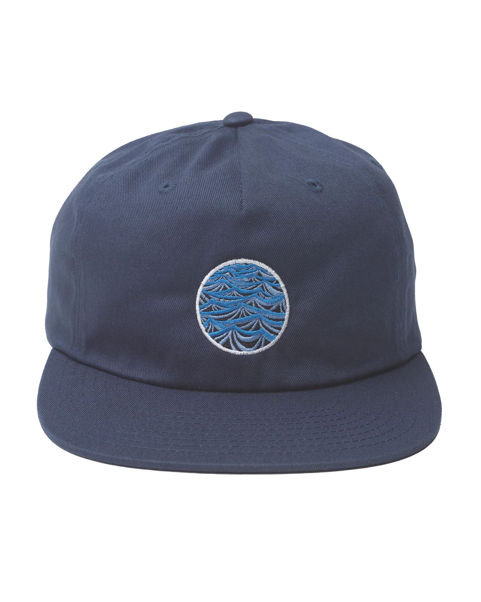 Storm design blue hat