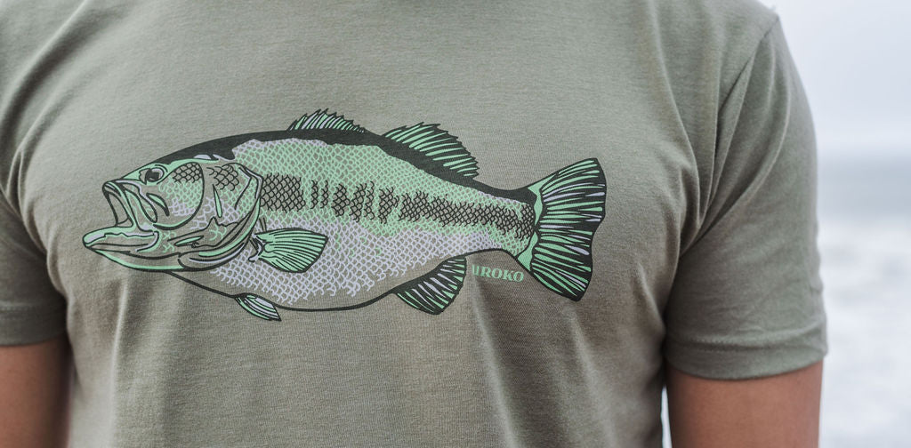 Largemouth Bass Shirt on Model