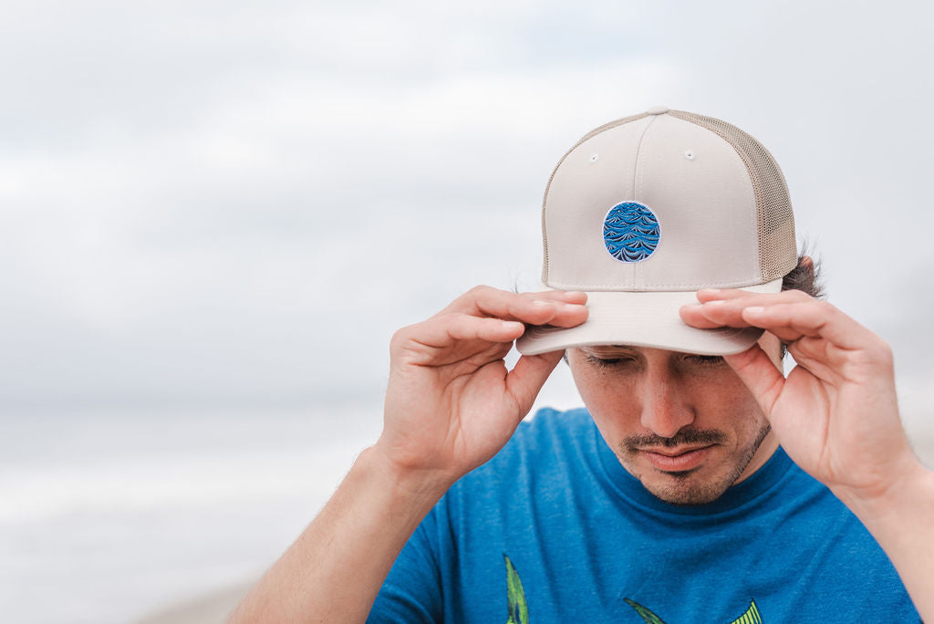 Coho Curved Bill Trucker Hat - front