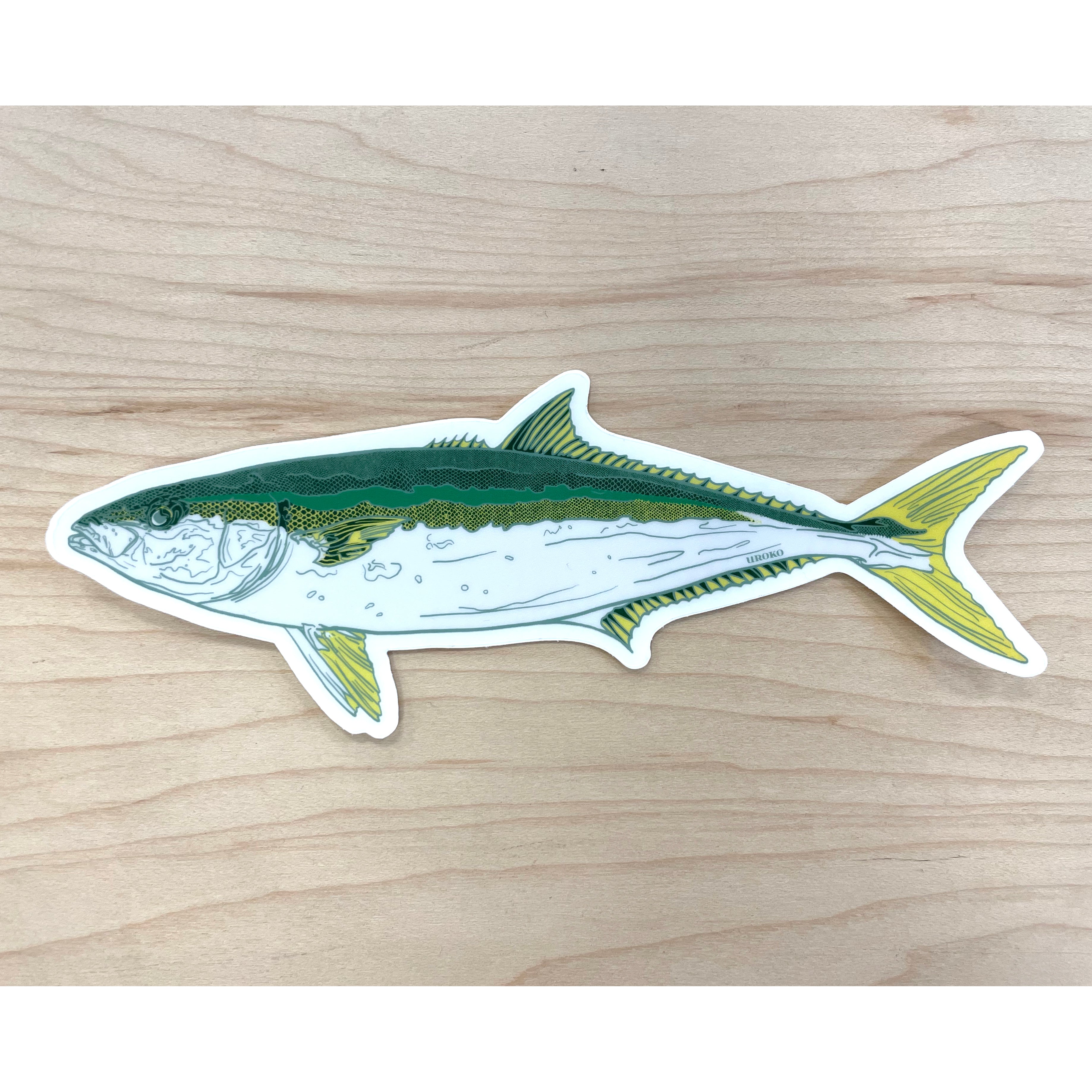 Weather-Resistant Yellowtail Sticker