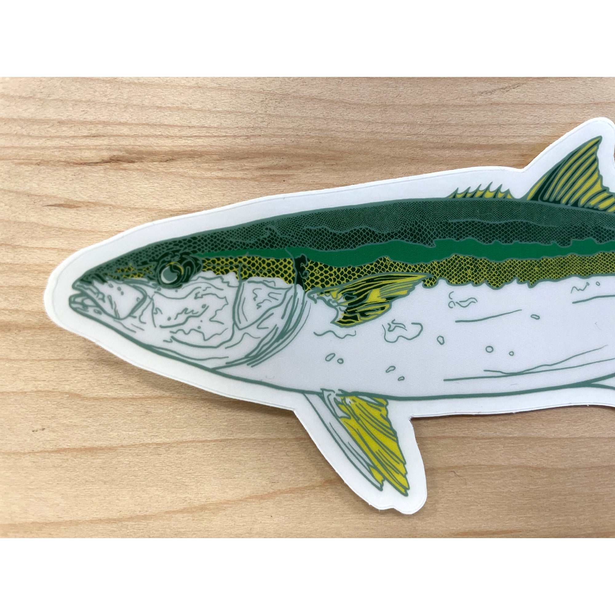 Vibrant Yellowtail Vinyl Sticker