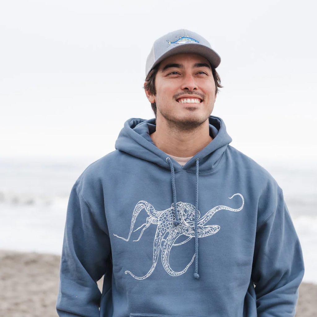 Blue Octopus Hoodie