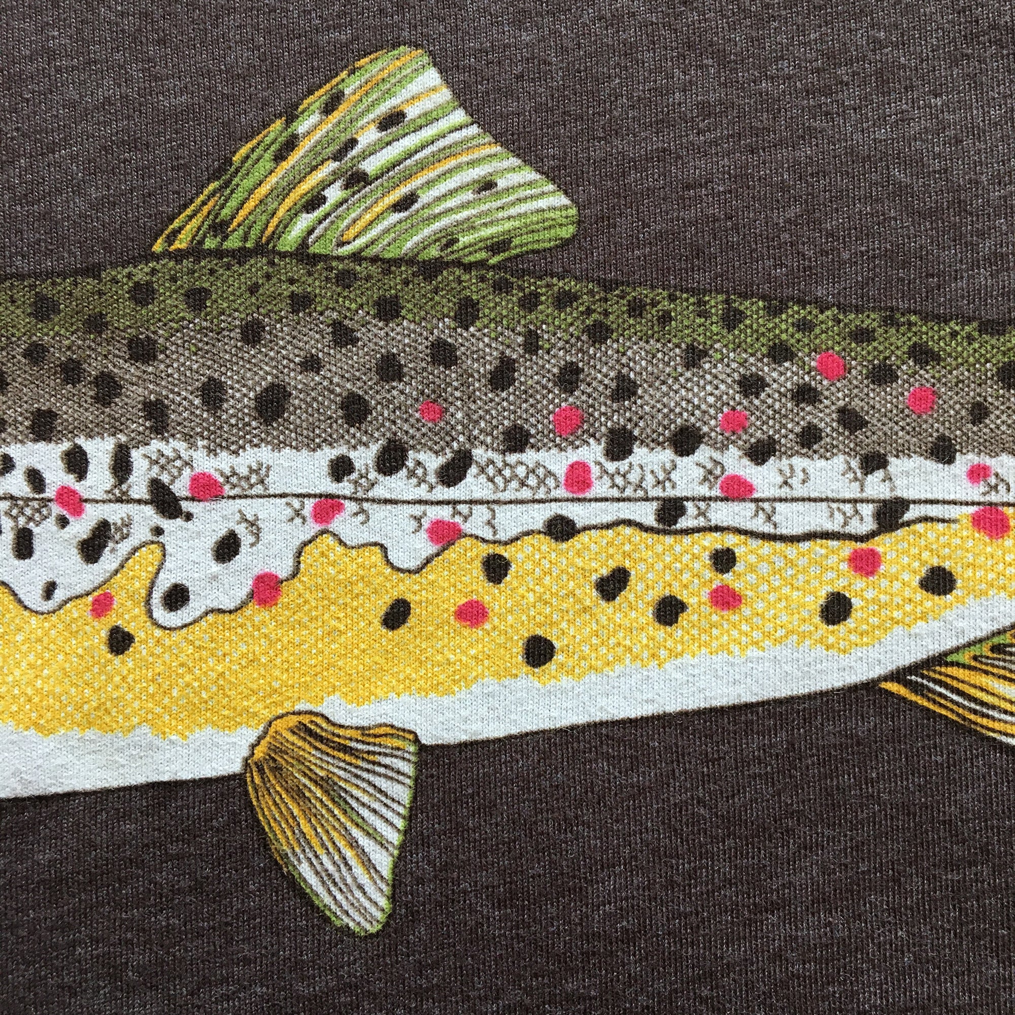 Brown Trout Illustration Shirt