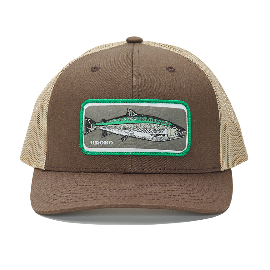 Brown Coho Fish Trucker Hat