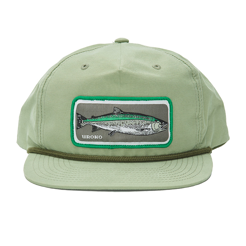 Coho Moss Green Hat Front