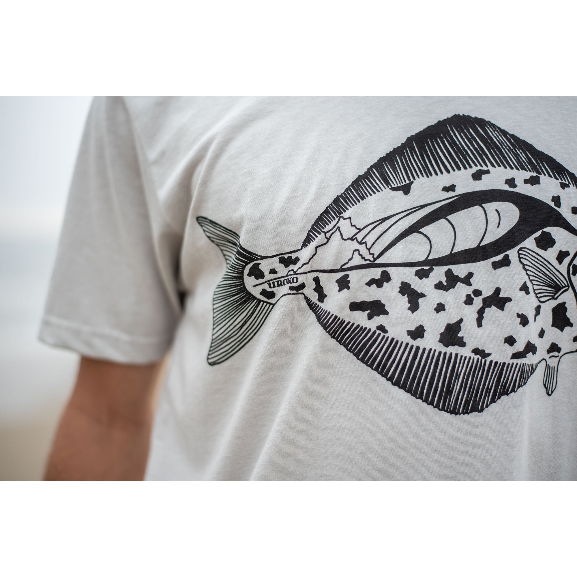 Sand Colored Halibut T-Shirt