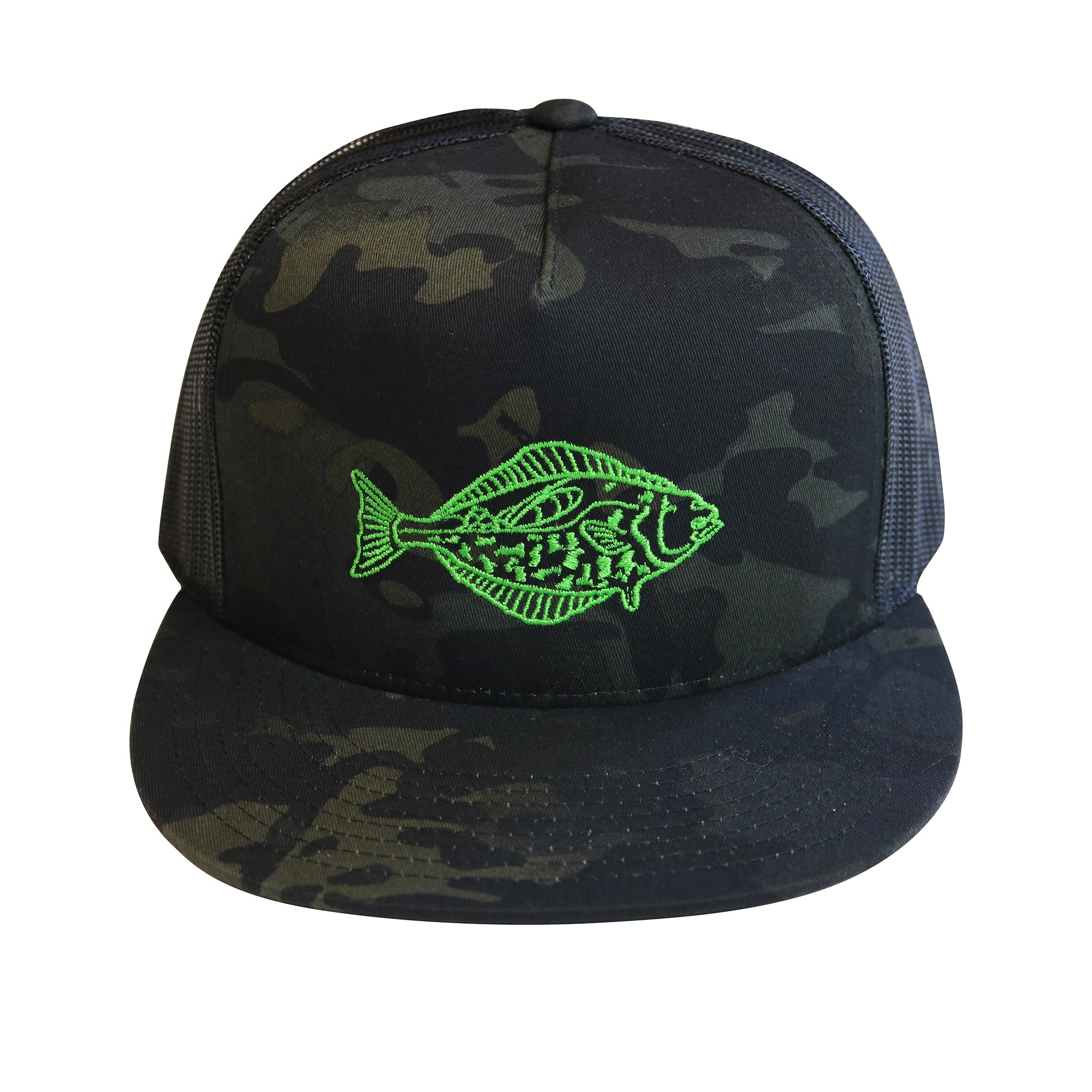 Camo trucker hat front