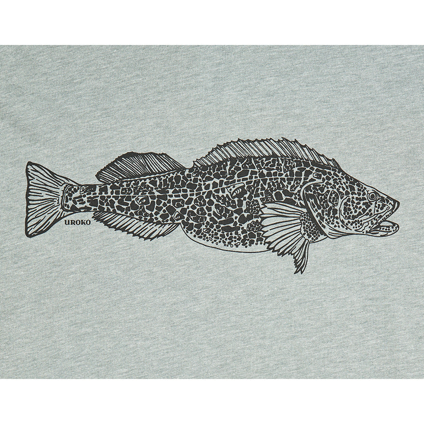 Ling Cod Short Sleeve T-shirt Illustration
