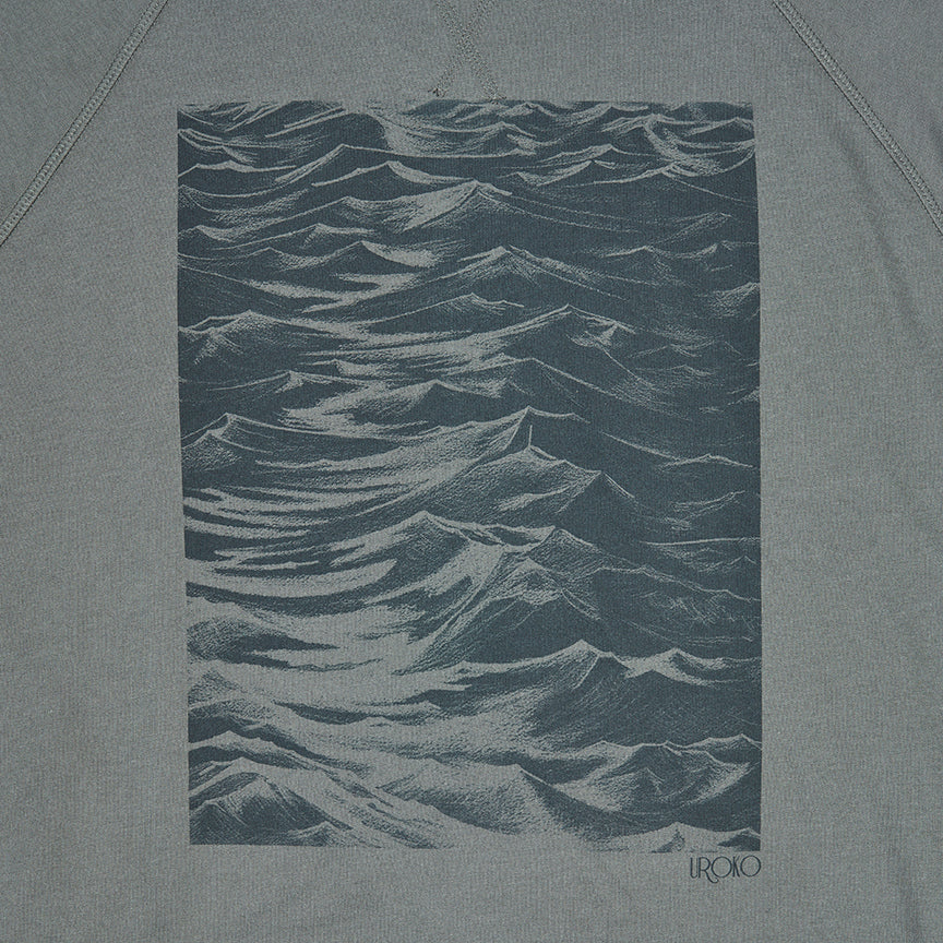 Seaside Long Sleeve Shirt Illustration