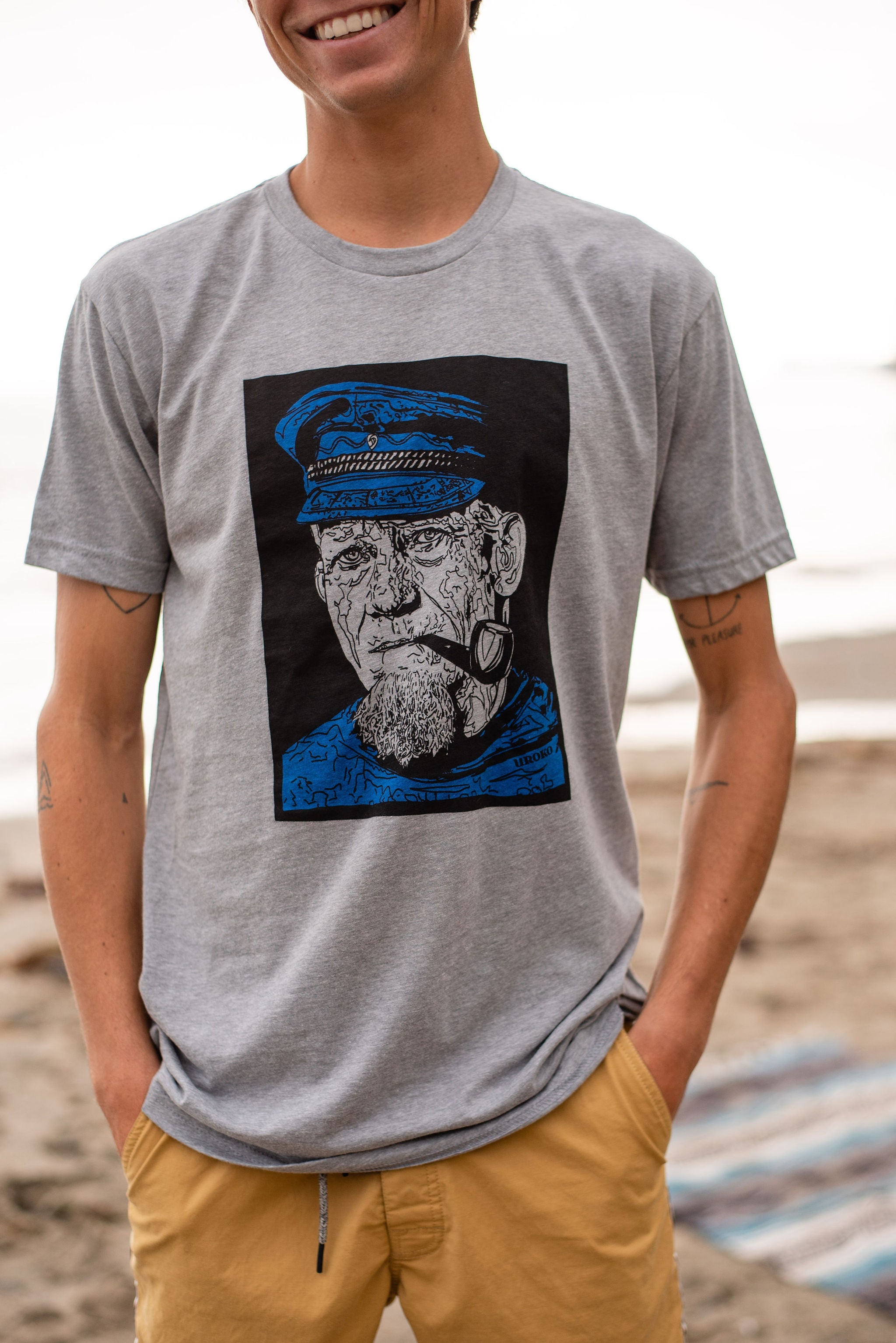 Fisherman Design on Shirt