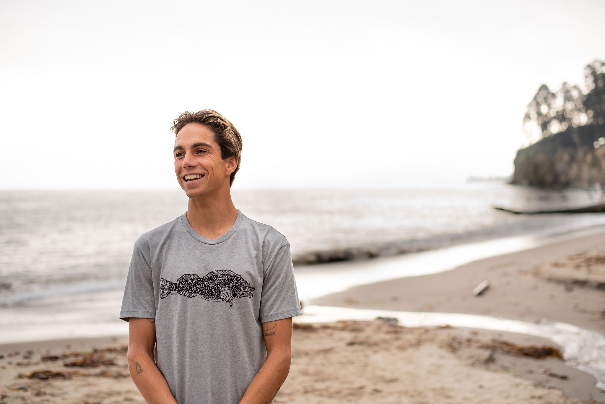 Ling Cod Short Sleeve Fishing T-shirt