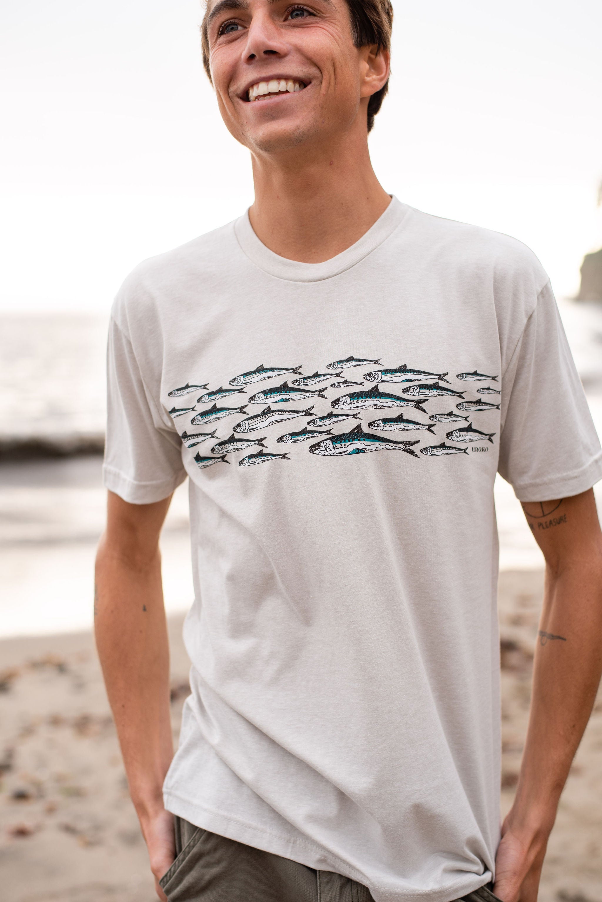Grey Sardine Shirt