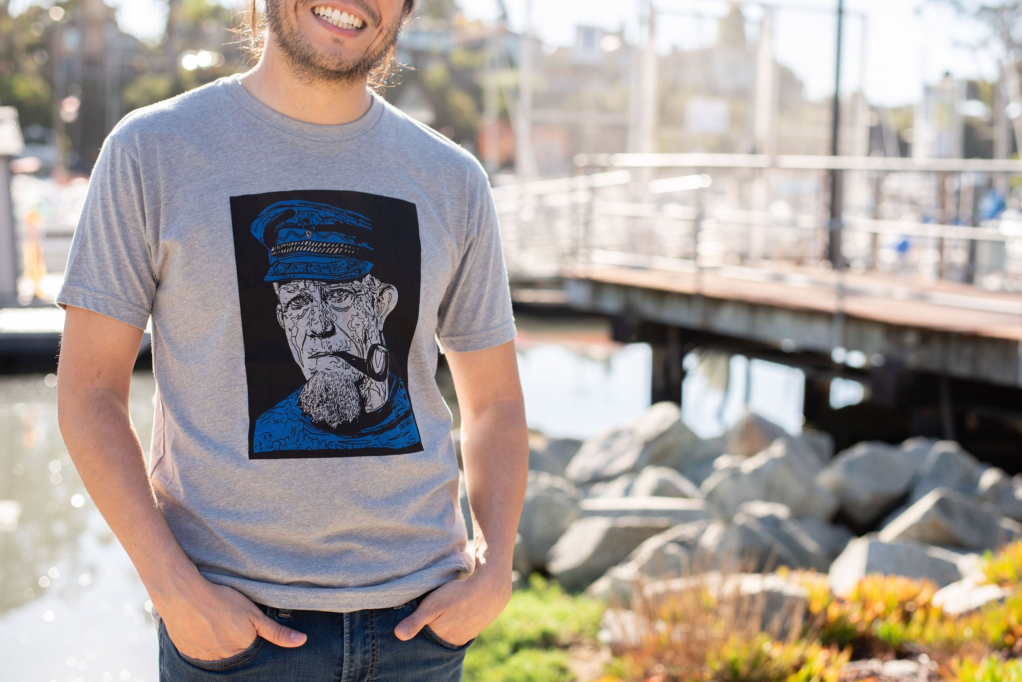 Fisherman Shirt on Model