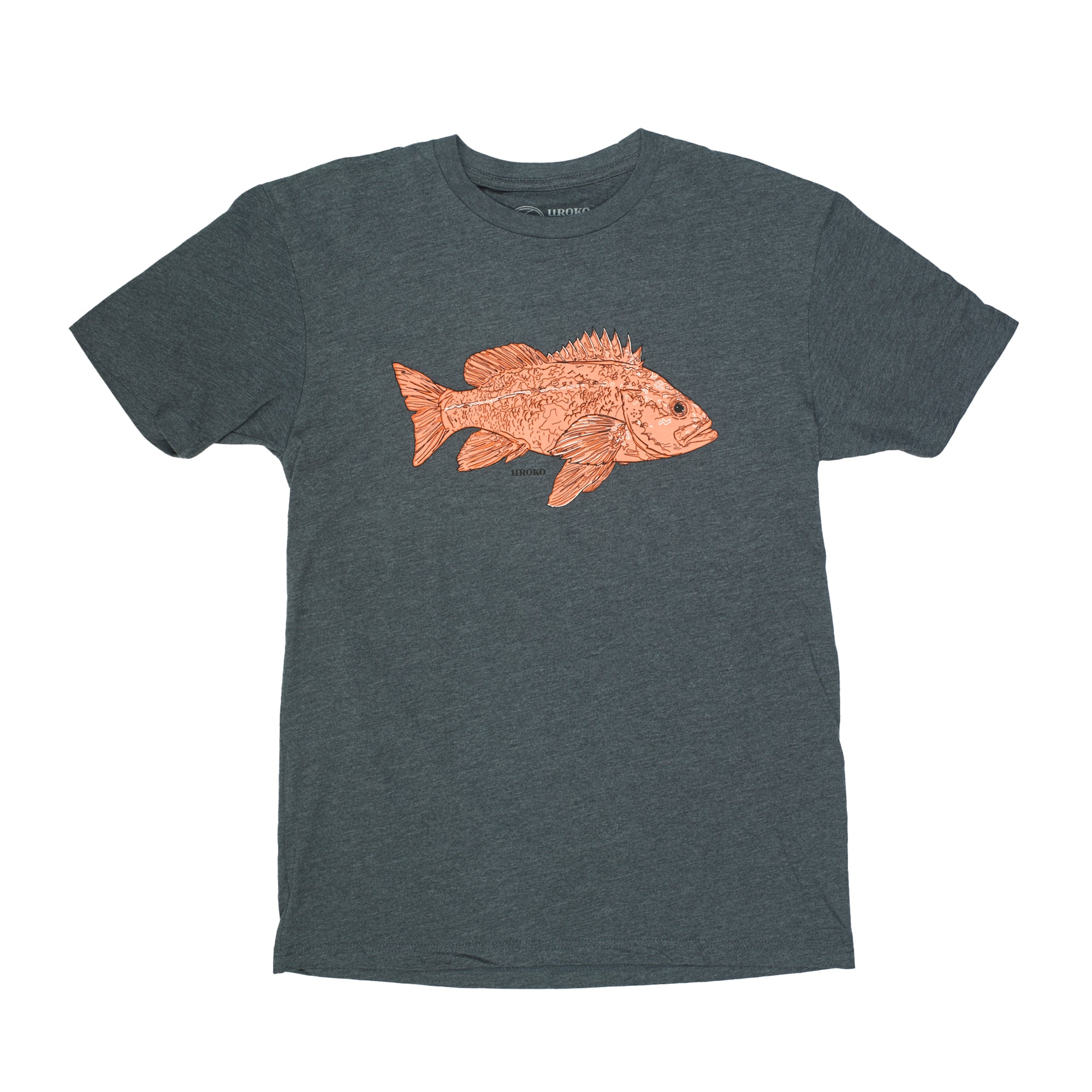 Vermilion Short Sleeve T-Shirt in Charcoal Heather