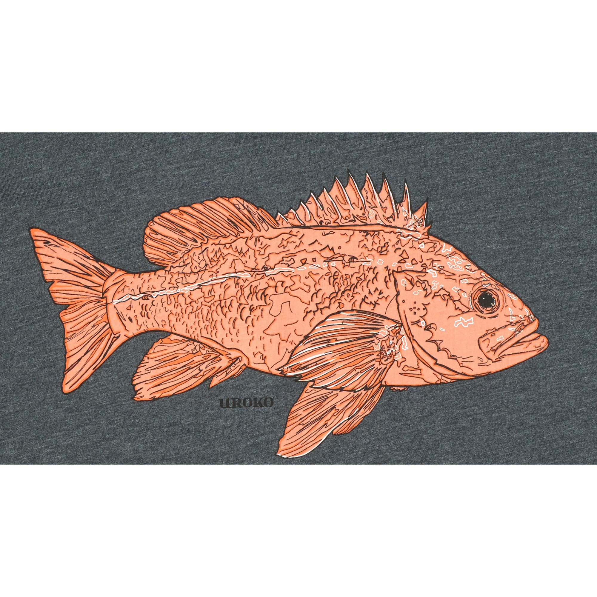 Vermilion Rockfish Art