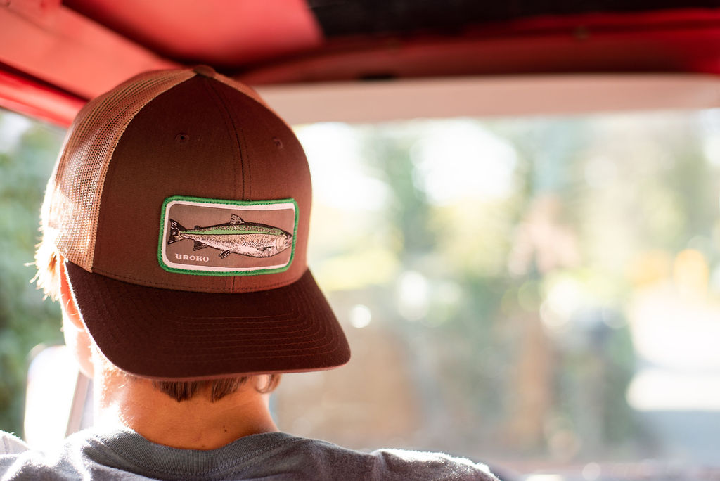 Quality Brown Coho Fish Trucker Hat