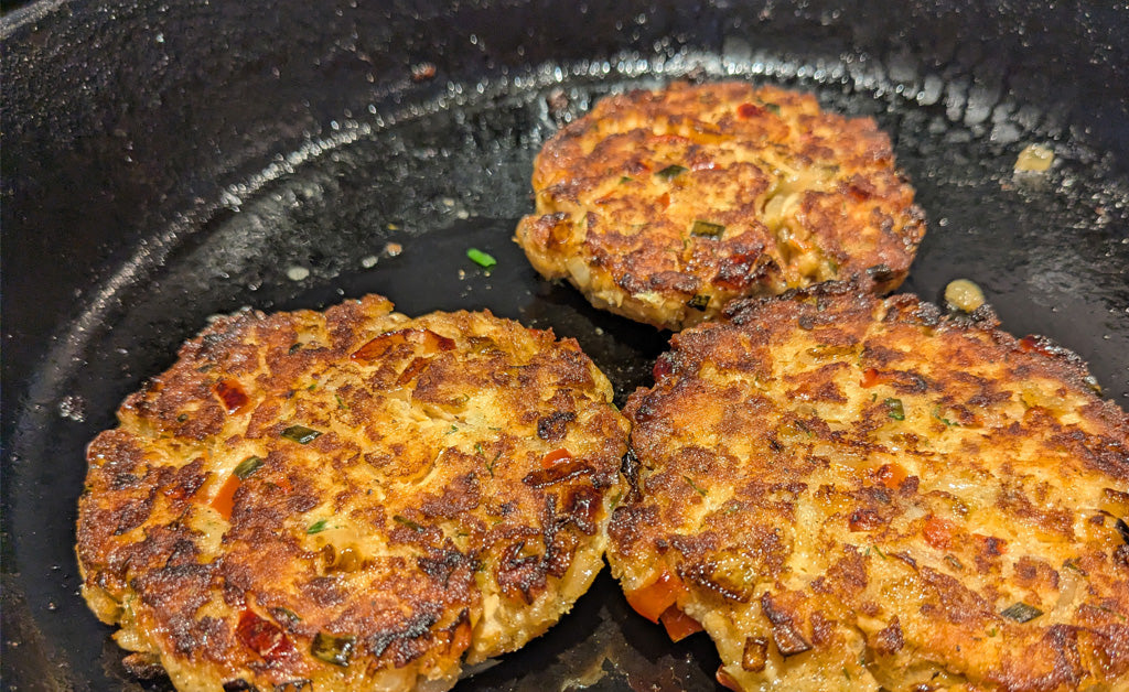 Fresh Herb & Parmesan Salmon Cakes