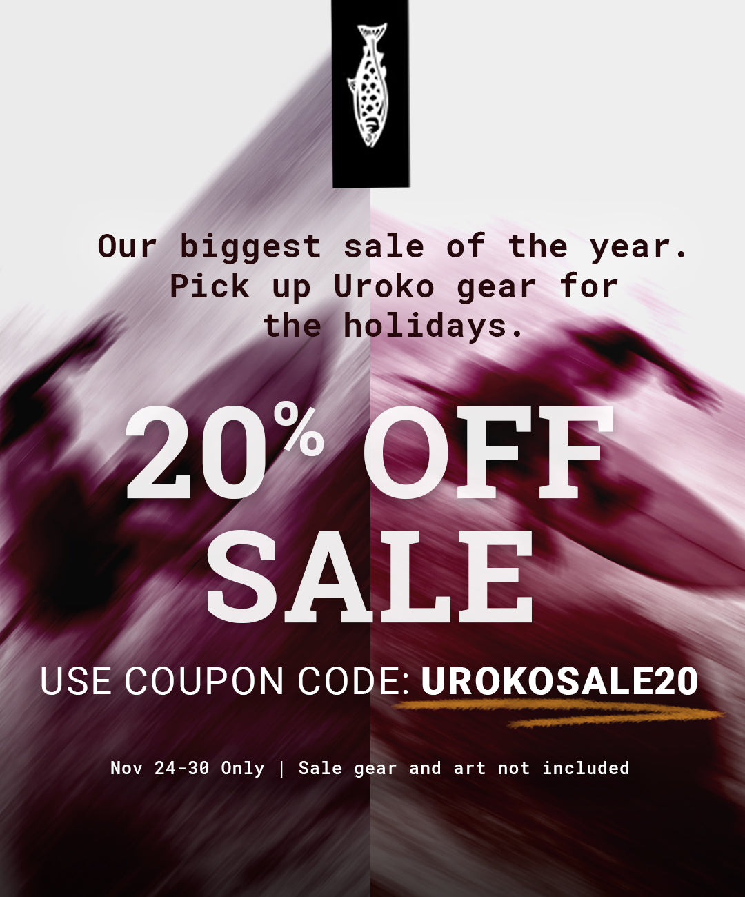 20% off - use coupon code UROKOSALE20