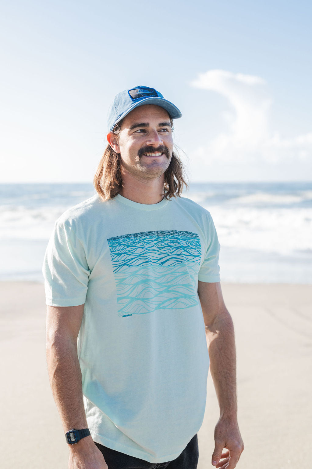 Calming Seas T-Shirt in Mint