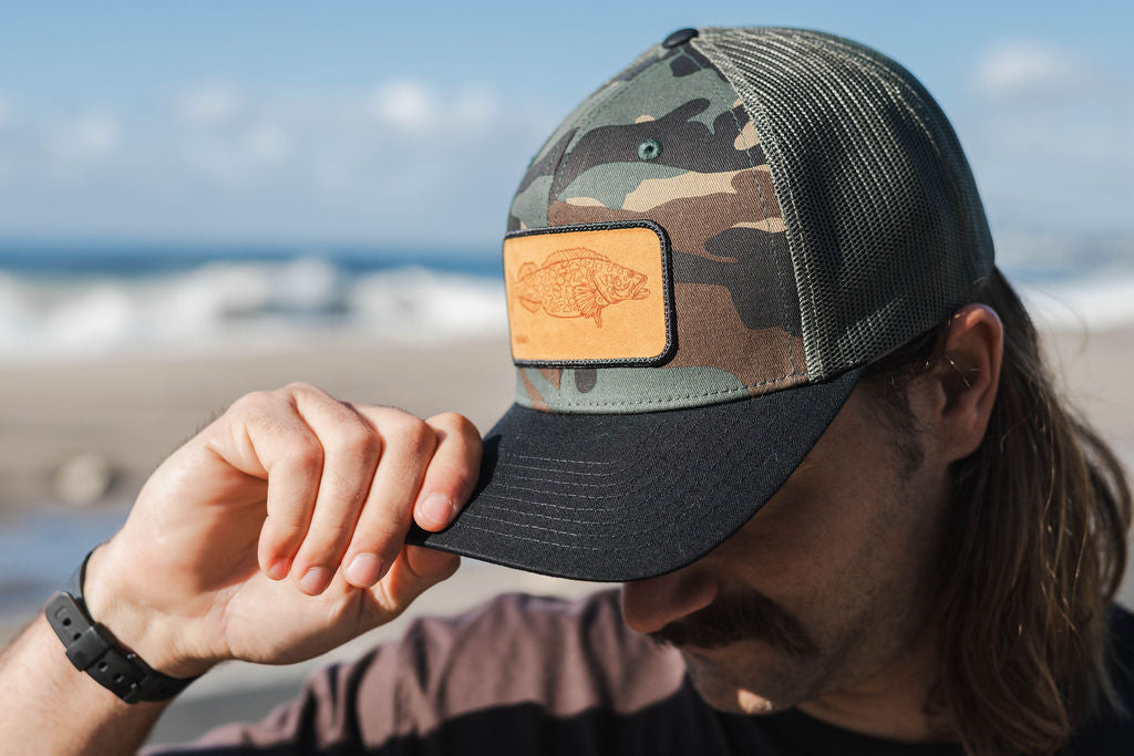 Ling Cod Camo Trucker Hat