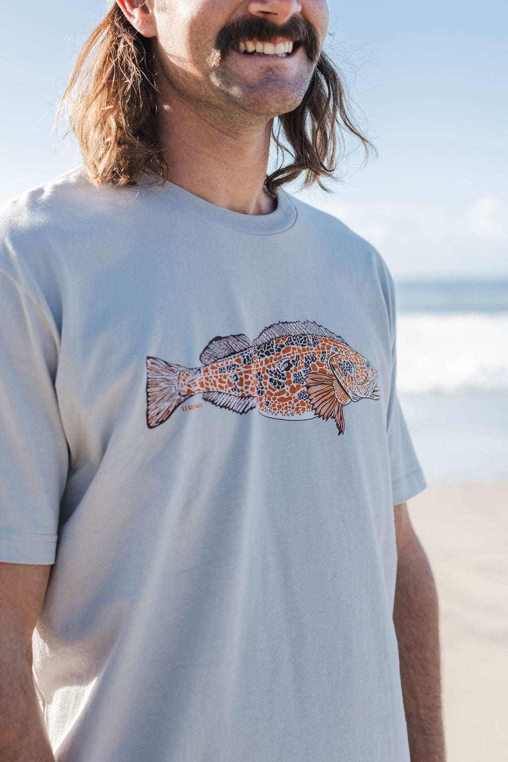 Ling Cod T-Shirt in Grey