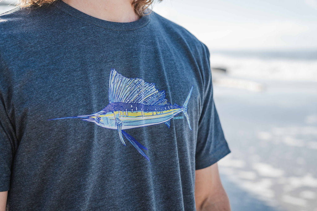 Sailfish Shirt in Charcoal