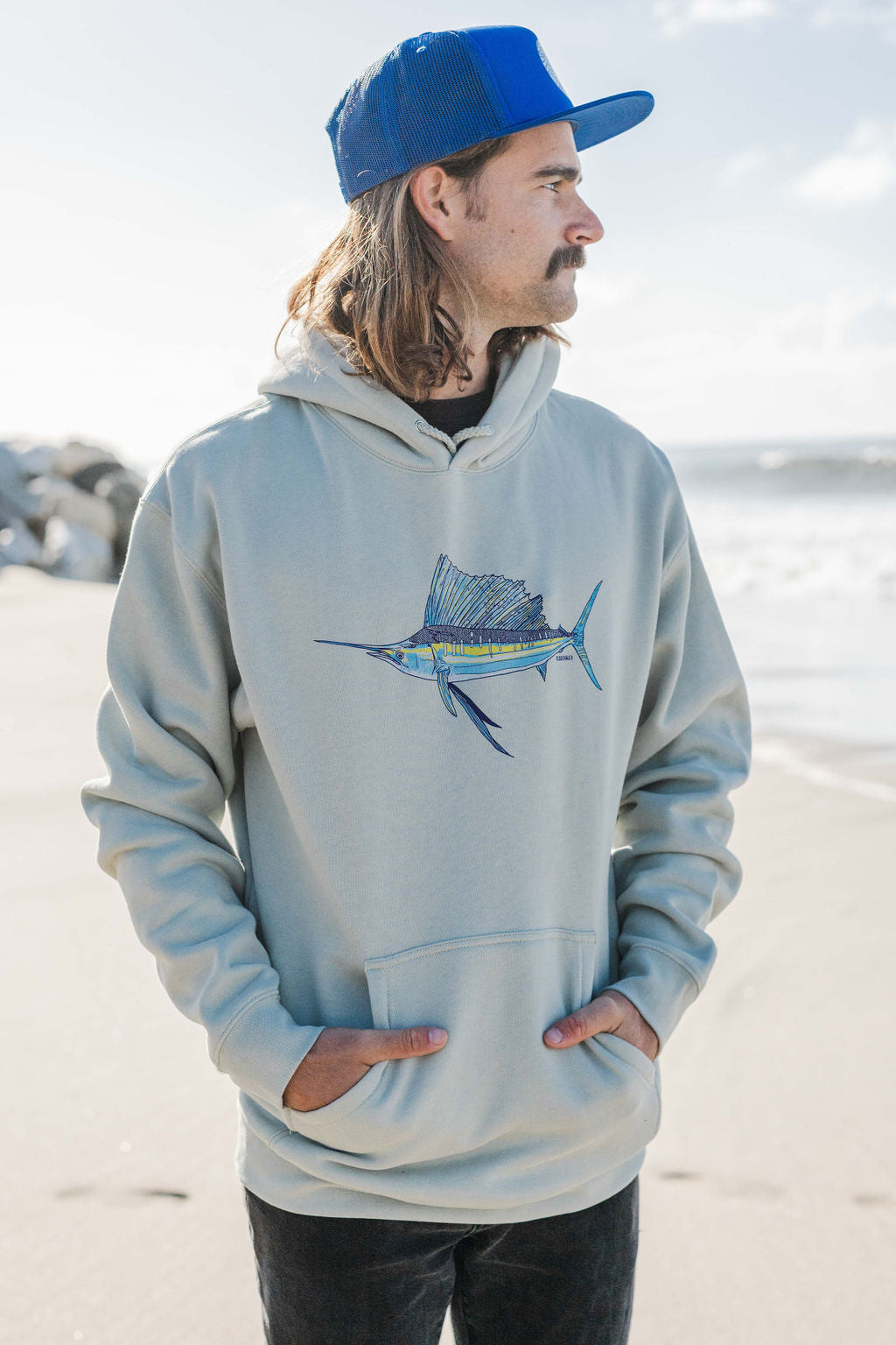 Sailfish Hoodie in Sage