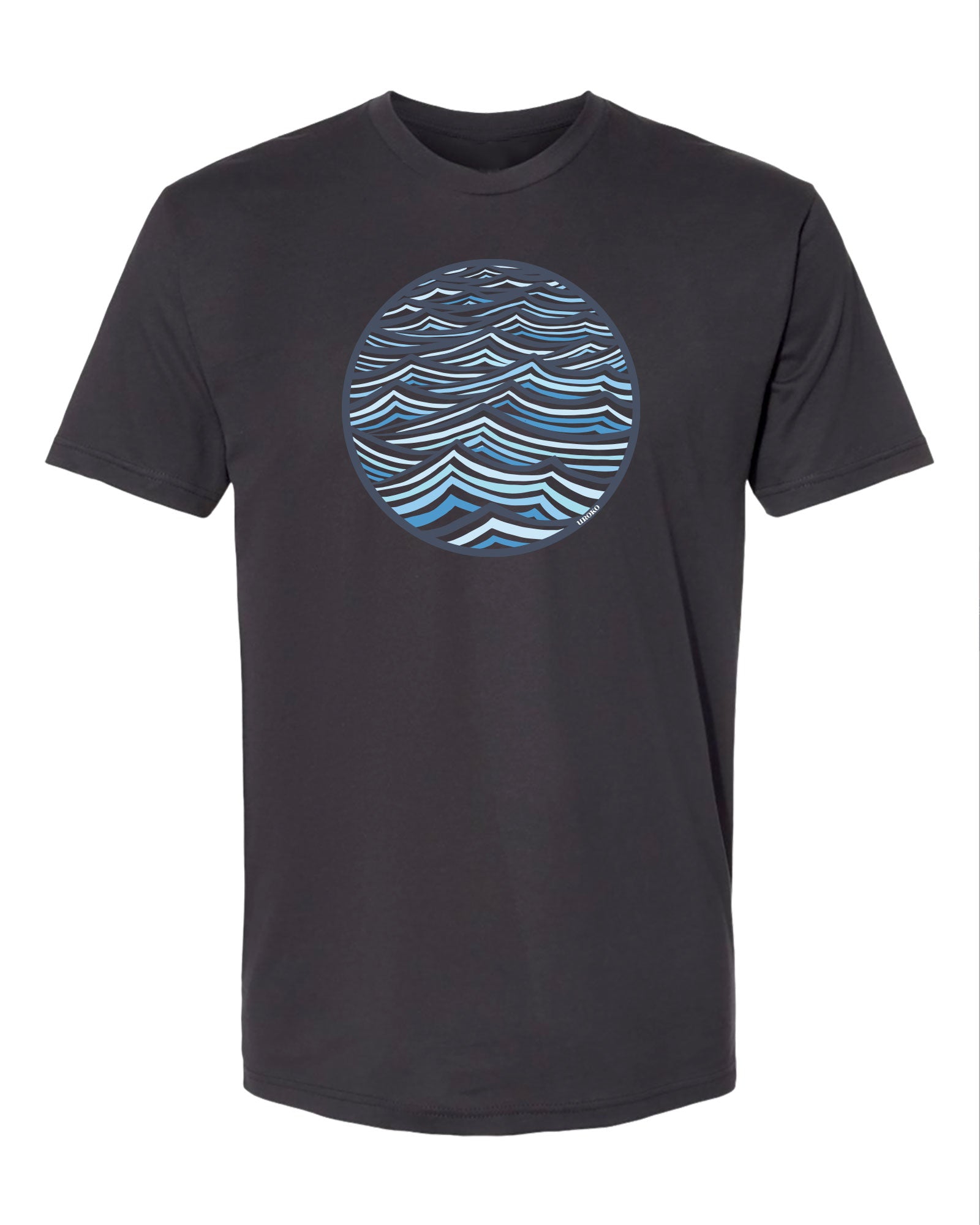 Short Period Short Sleeve T-Shirt in Graphite Black