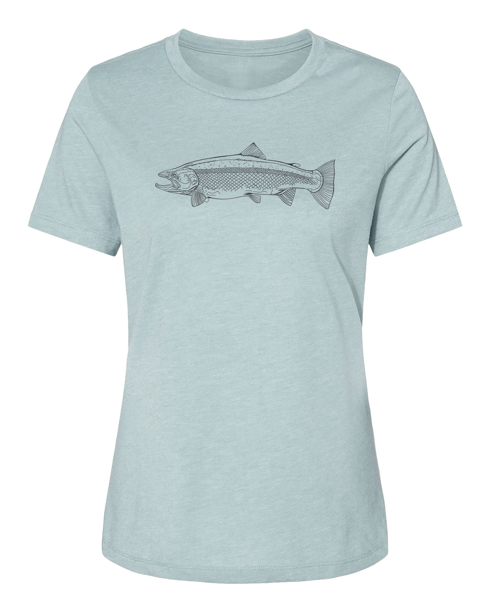 Sttlhead womens tee in dusty blue