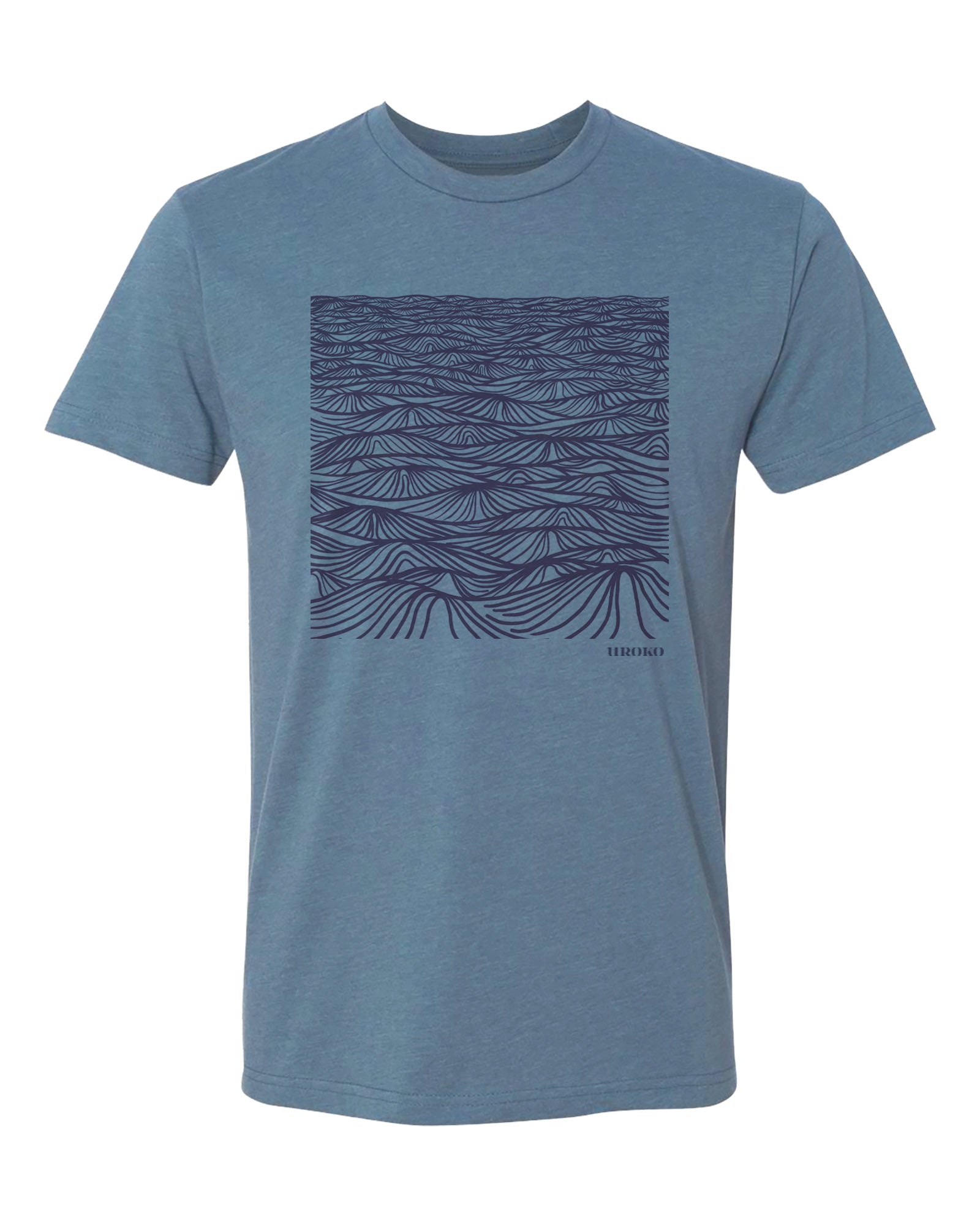 swell tee in indigo