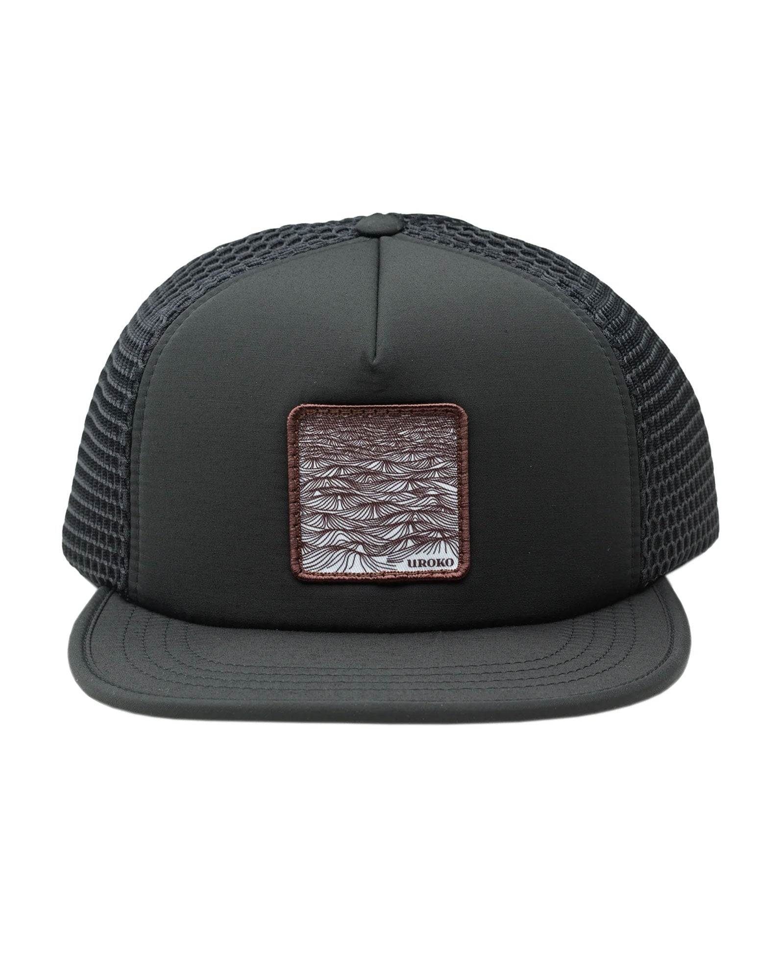 Swell Water Resistant Trucker Hat in Black