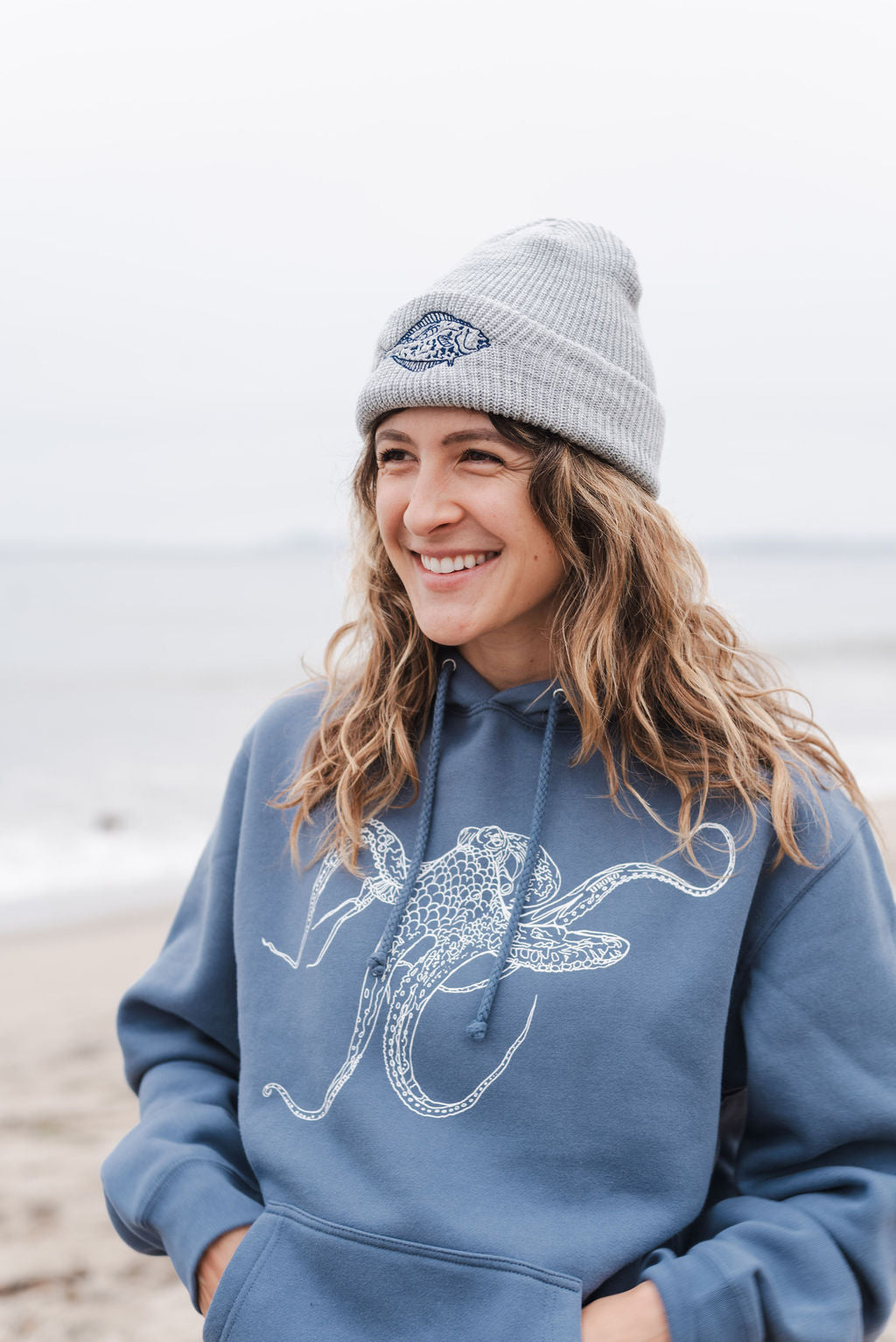 Octopus Hoodie on Model
