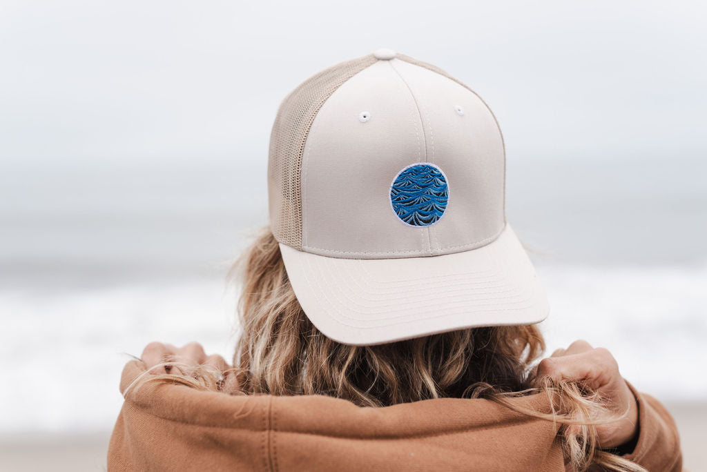 Coho Curved Bill Trucker Hat - back