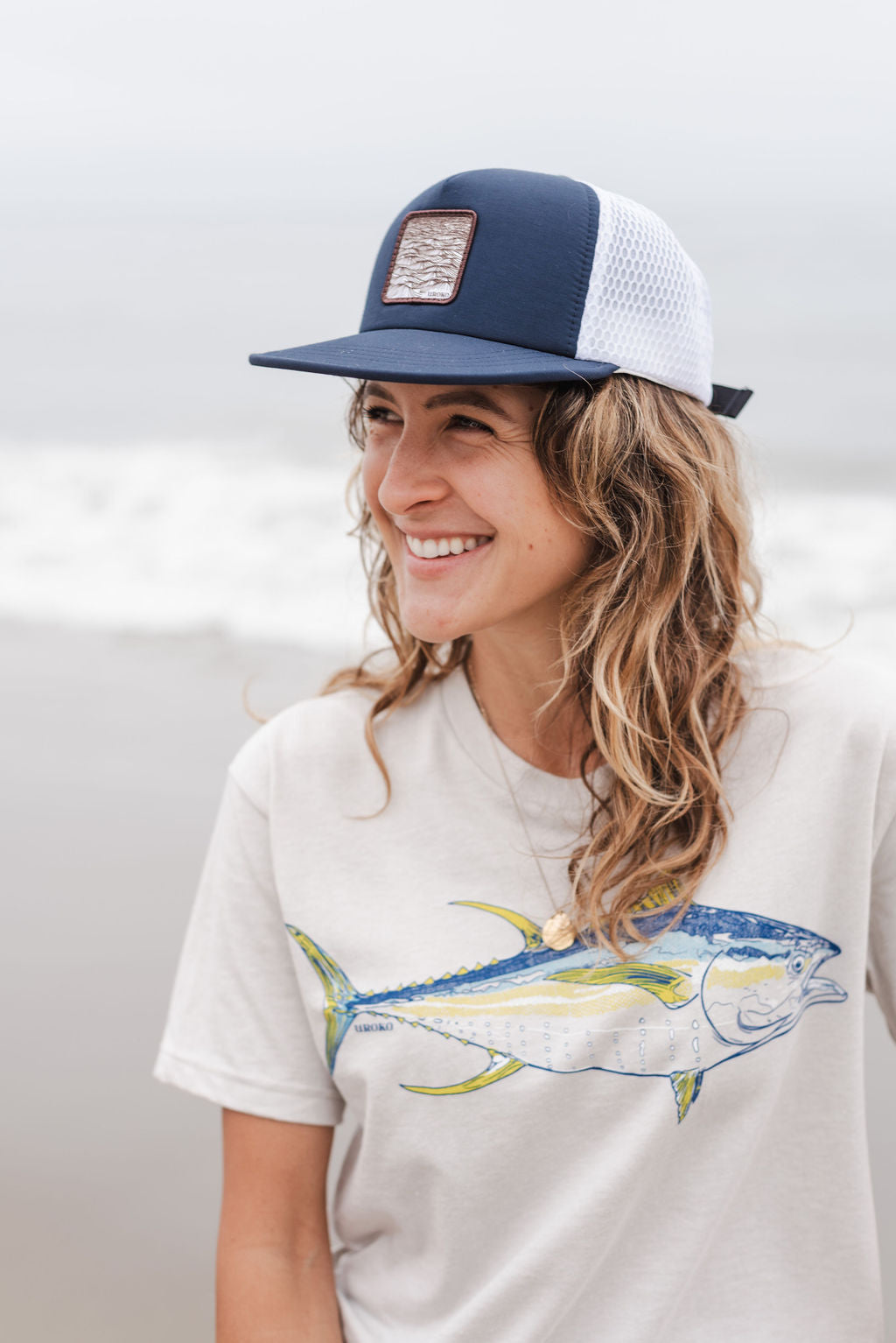 tuna shirt - on model