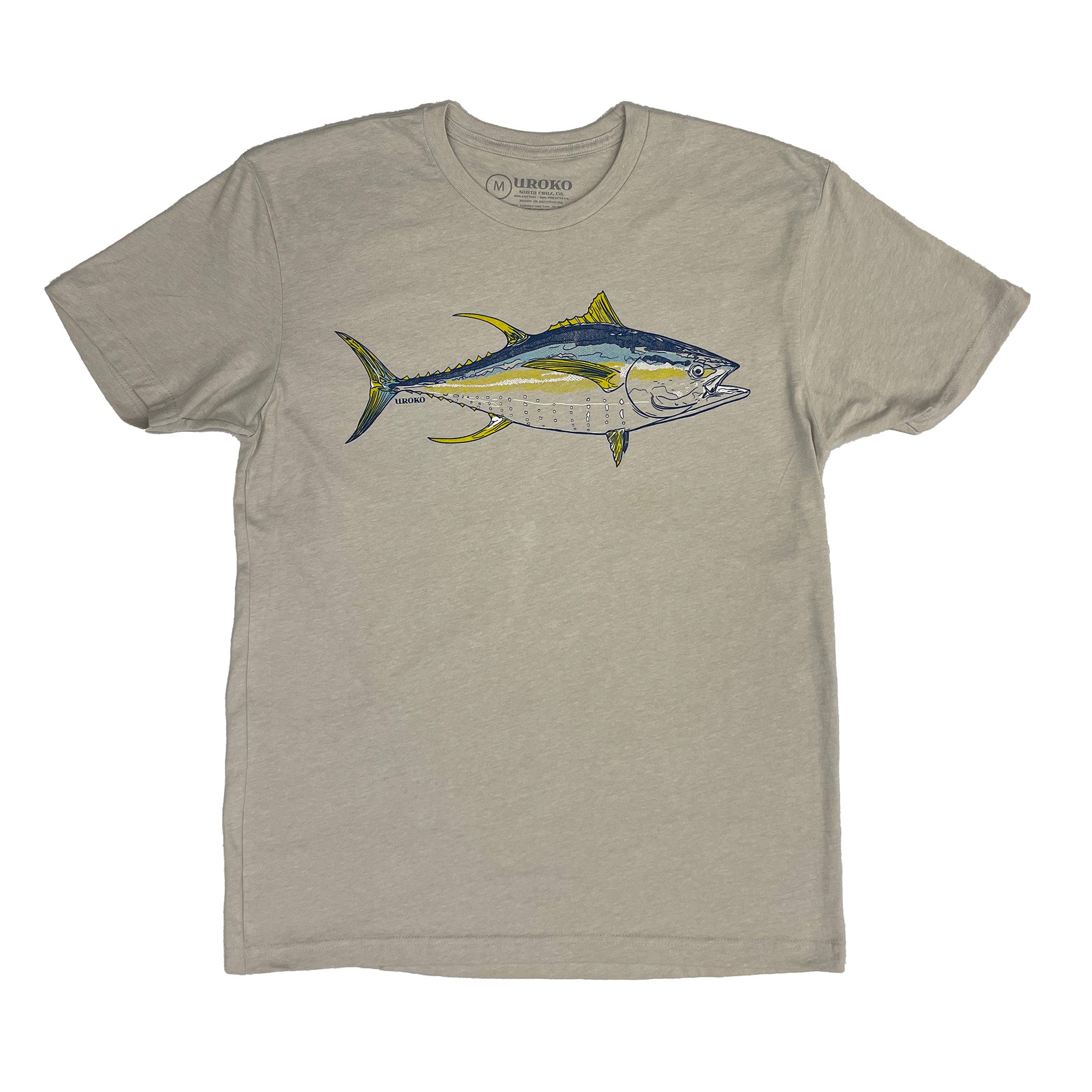 Yellowfin Tuna Shirt in Sand | Uroko X-Large
