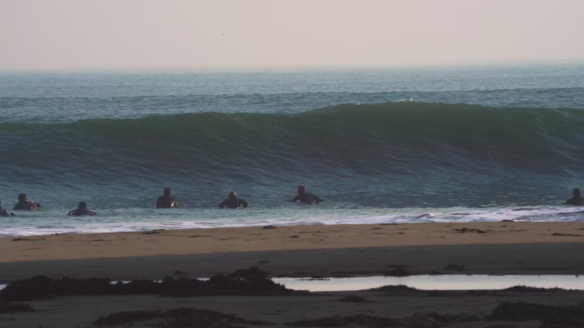 Ocean footage representing Uroko’s connection to the sea, fishing, and life on the water