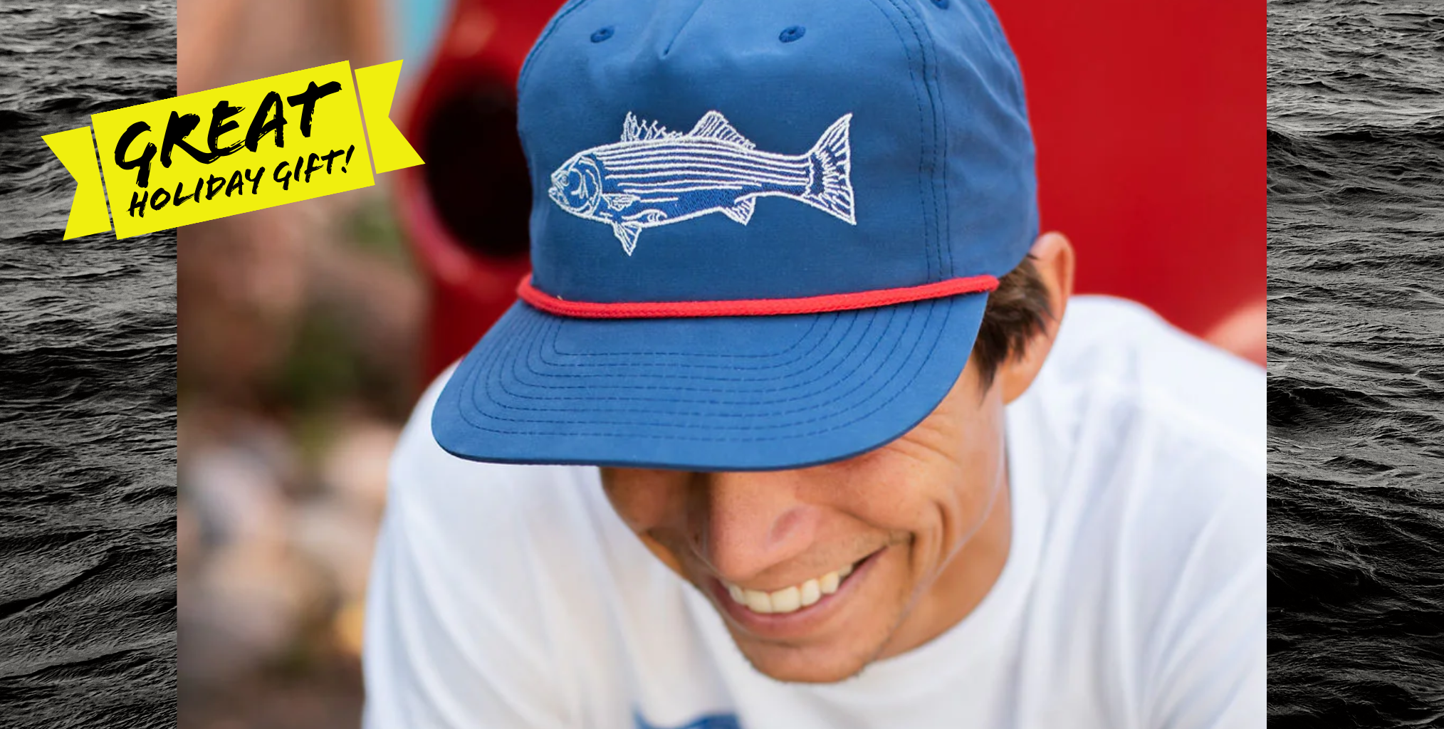 Striped Bass on a Classic Unstructured Hat