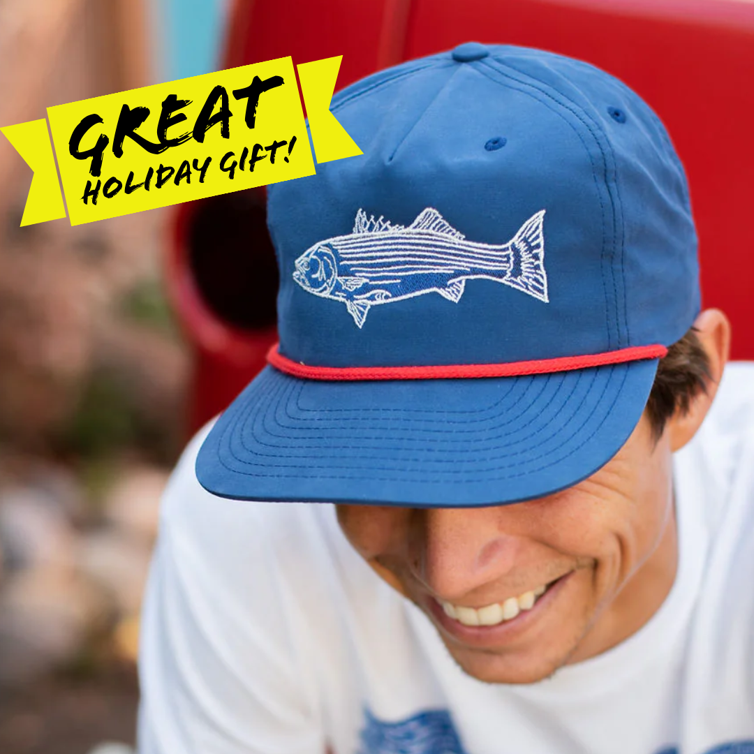 Striped Bass on a Classic Unstructured Hat