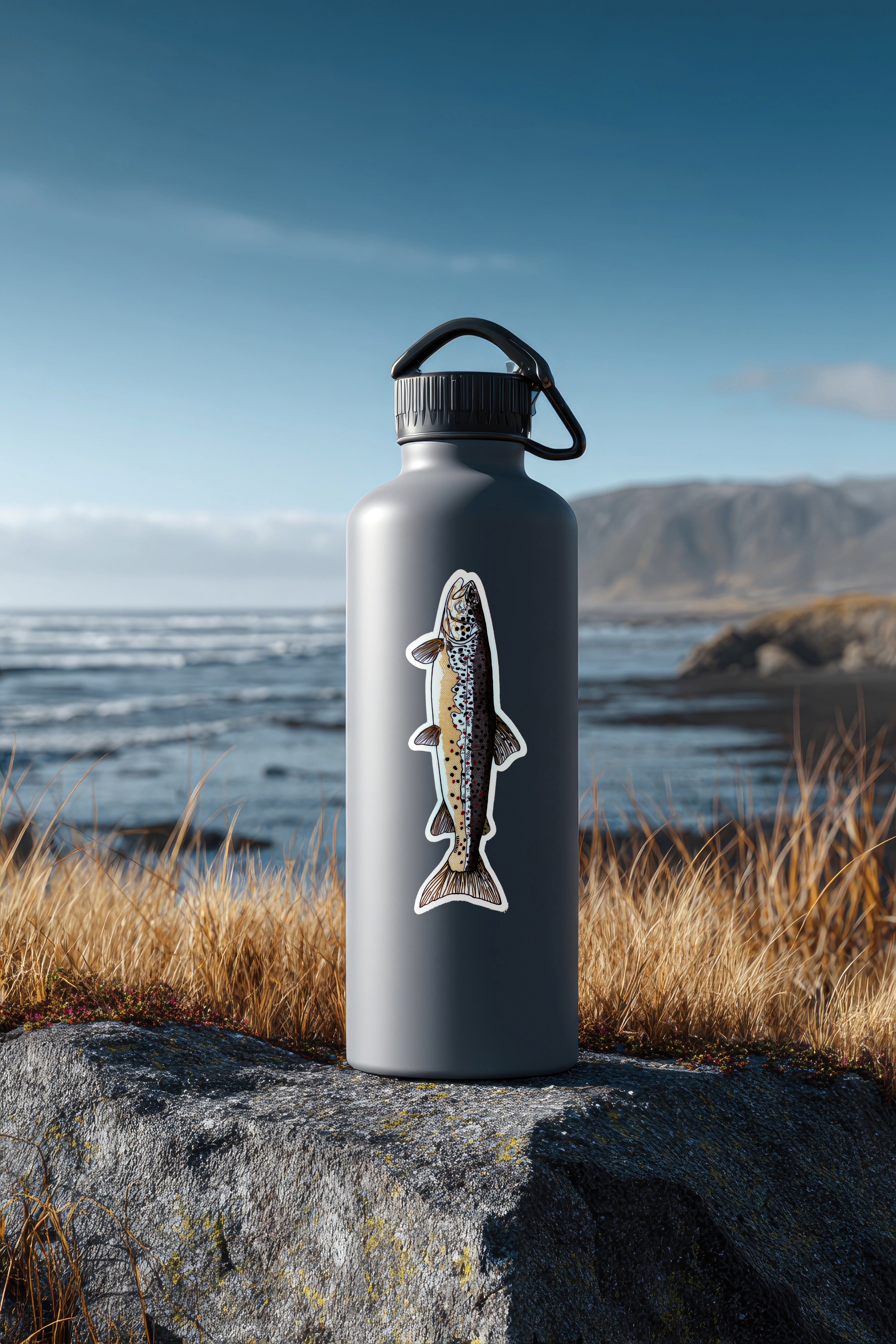 Brown Trout Vinyl Sticker