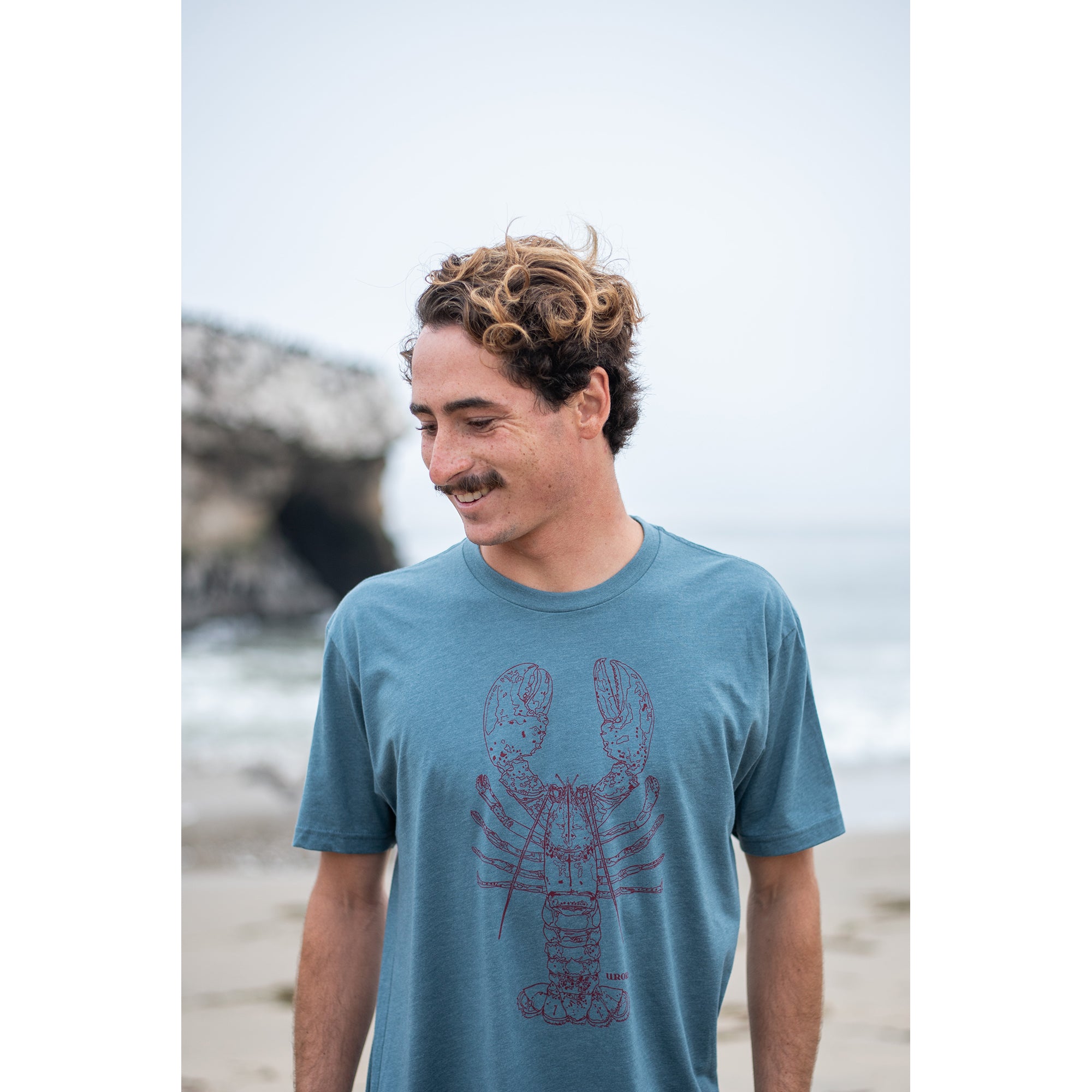 Indigo Lobster Shirt