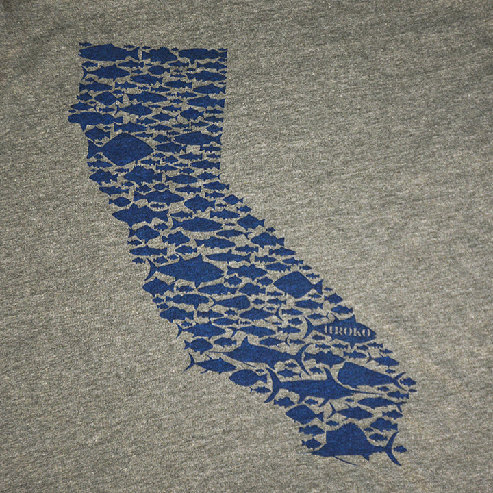 California Fish Love Long Sleeve Tee Art