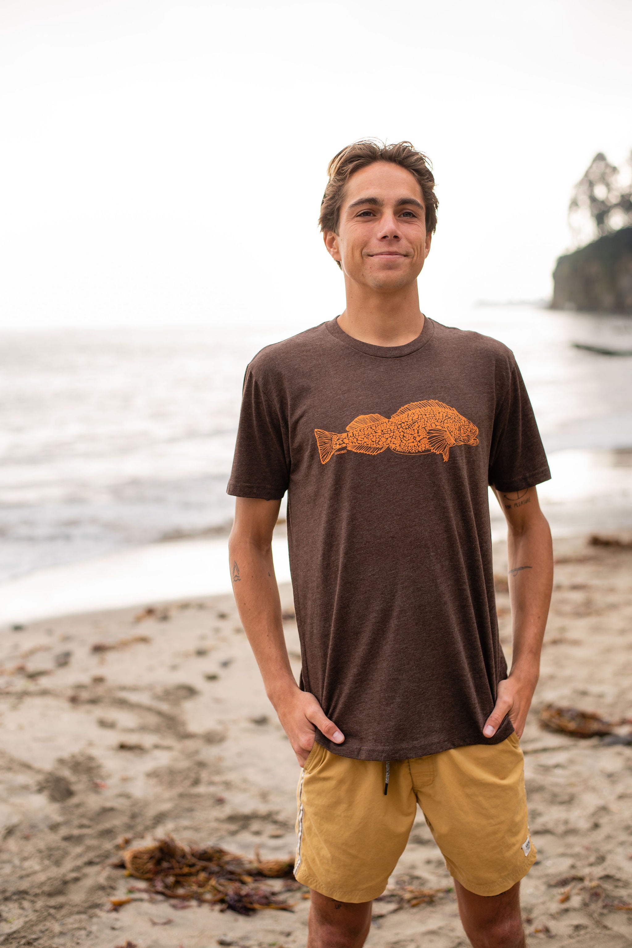 Espresso Ling Cod Tee