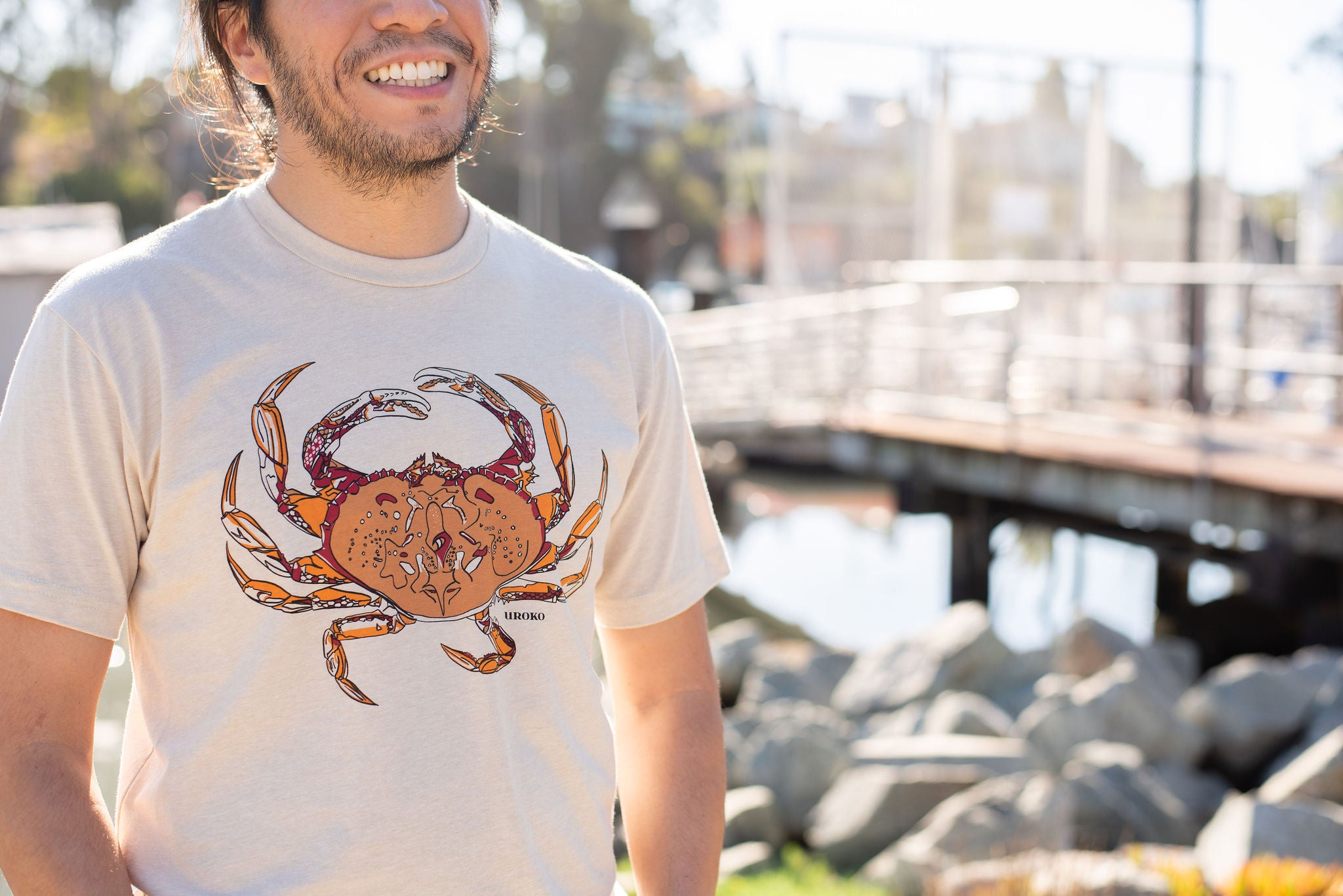 crab dress shirt Nautical Crab & Anchor (Navy) / Hawaiian Shirt